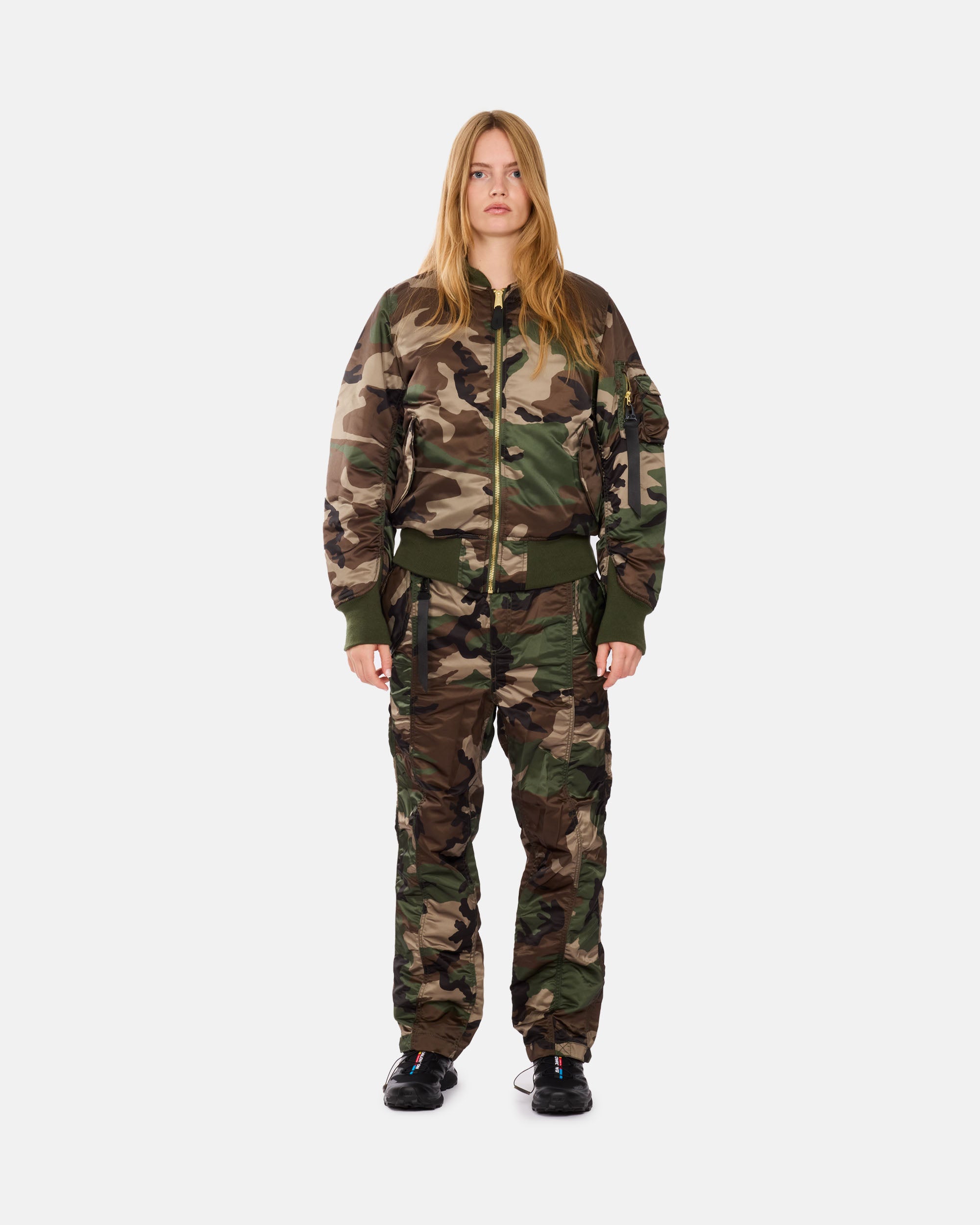 Alpha Industries MA-1 Base Flight Jacket Camo wdl camo 65 756111C-408
