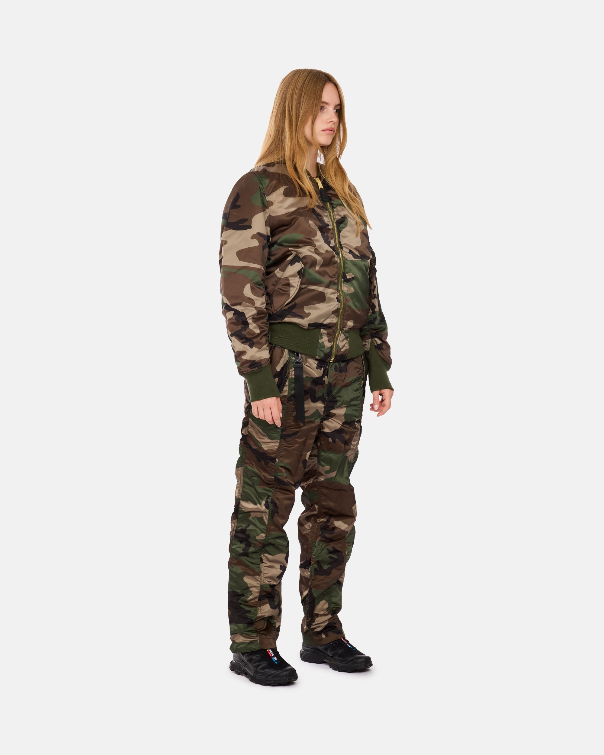 Alpha Industries MA-1 Base Flight Jacket Camo wdl camo 65 756111C-408