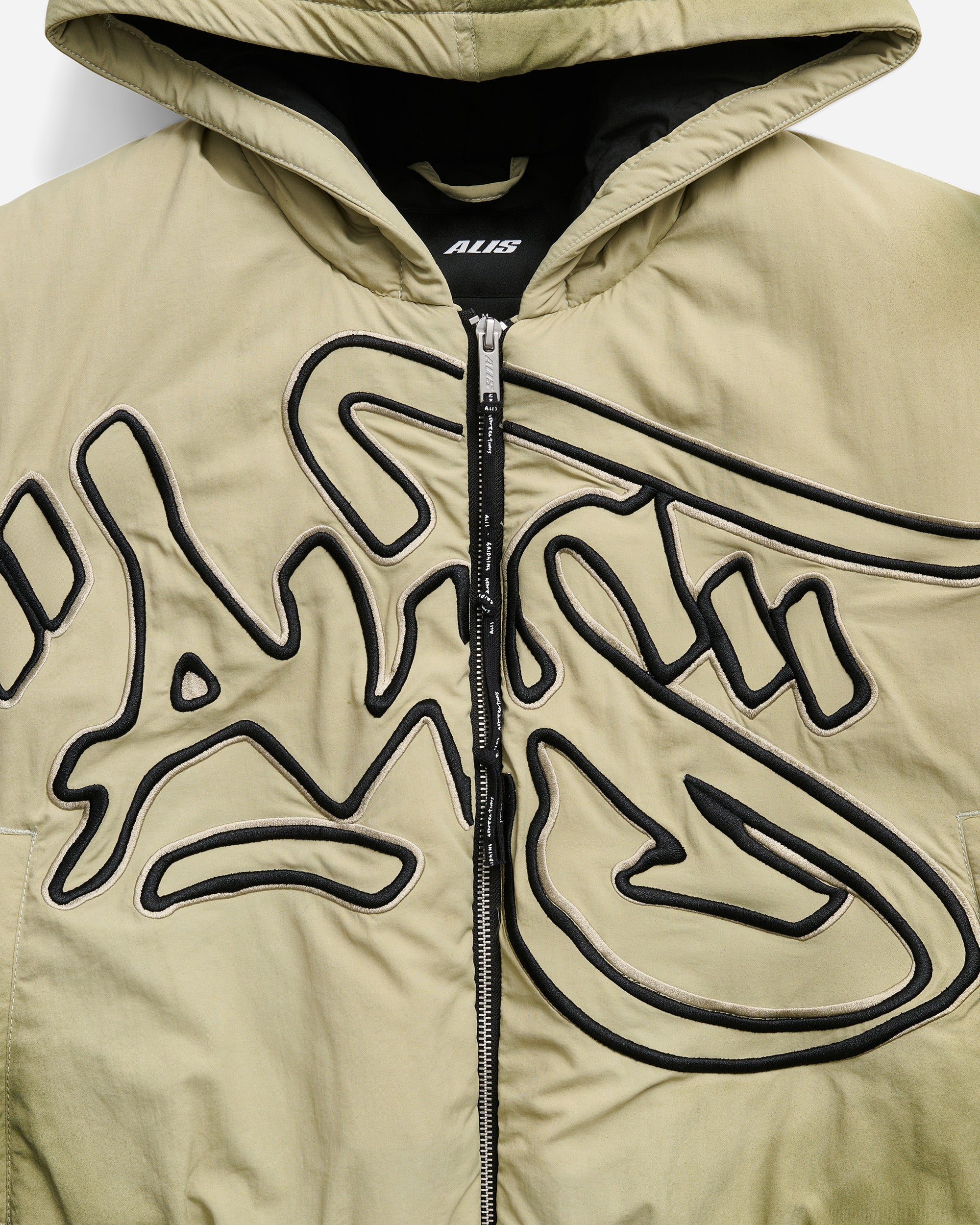 ALIS Hoiy Oversized Bomber Jacket Gray Green + Spray 77-21