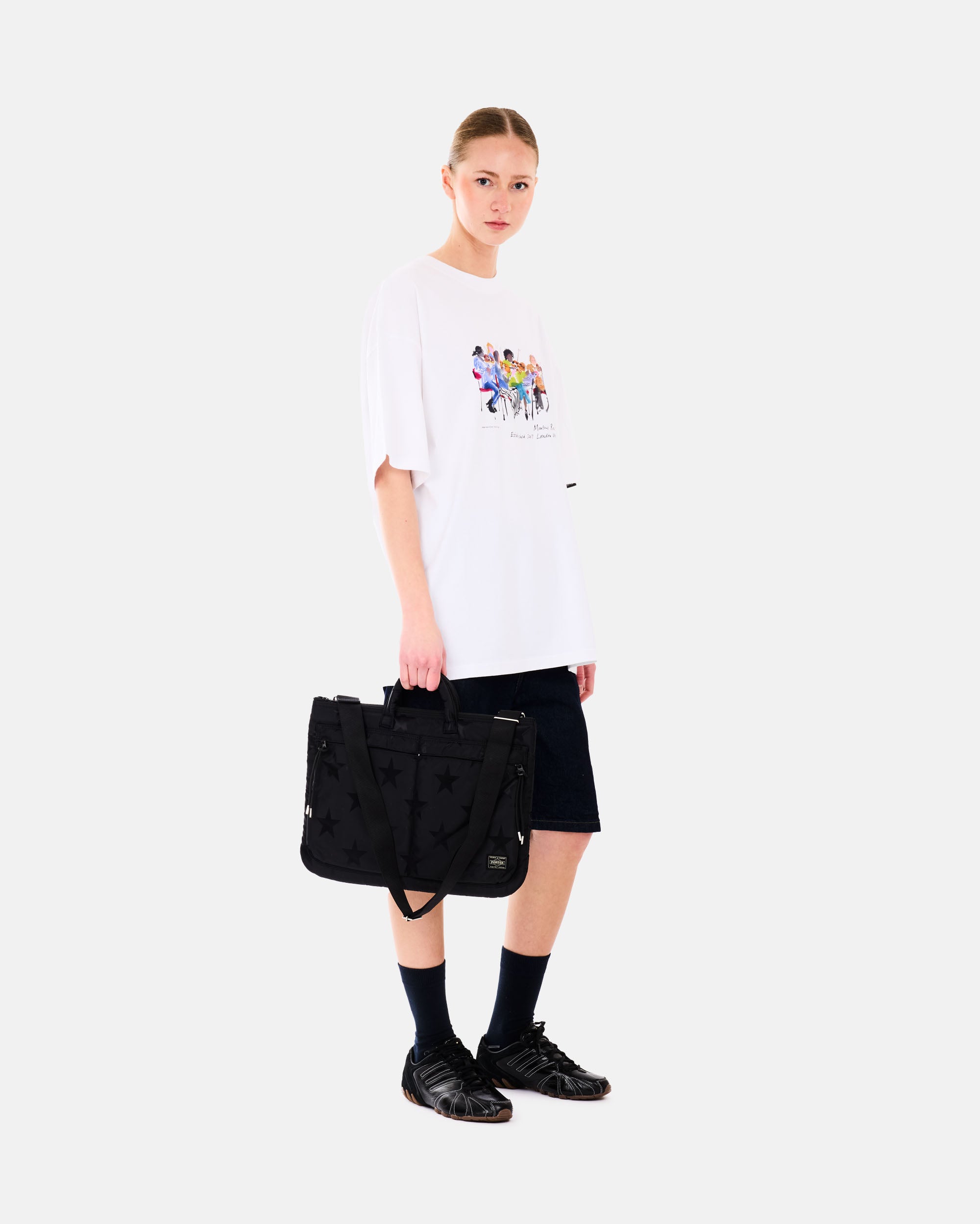 Porter Yoshida & Co. Flag 2way Short Helmet Bag BLACK 867-01627-10