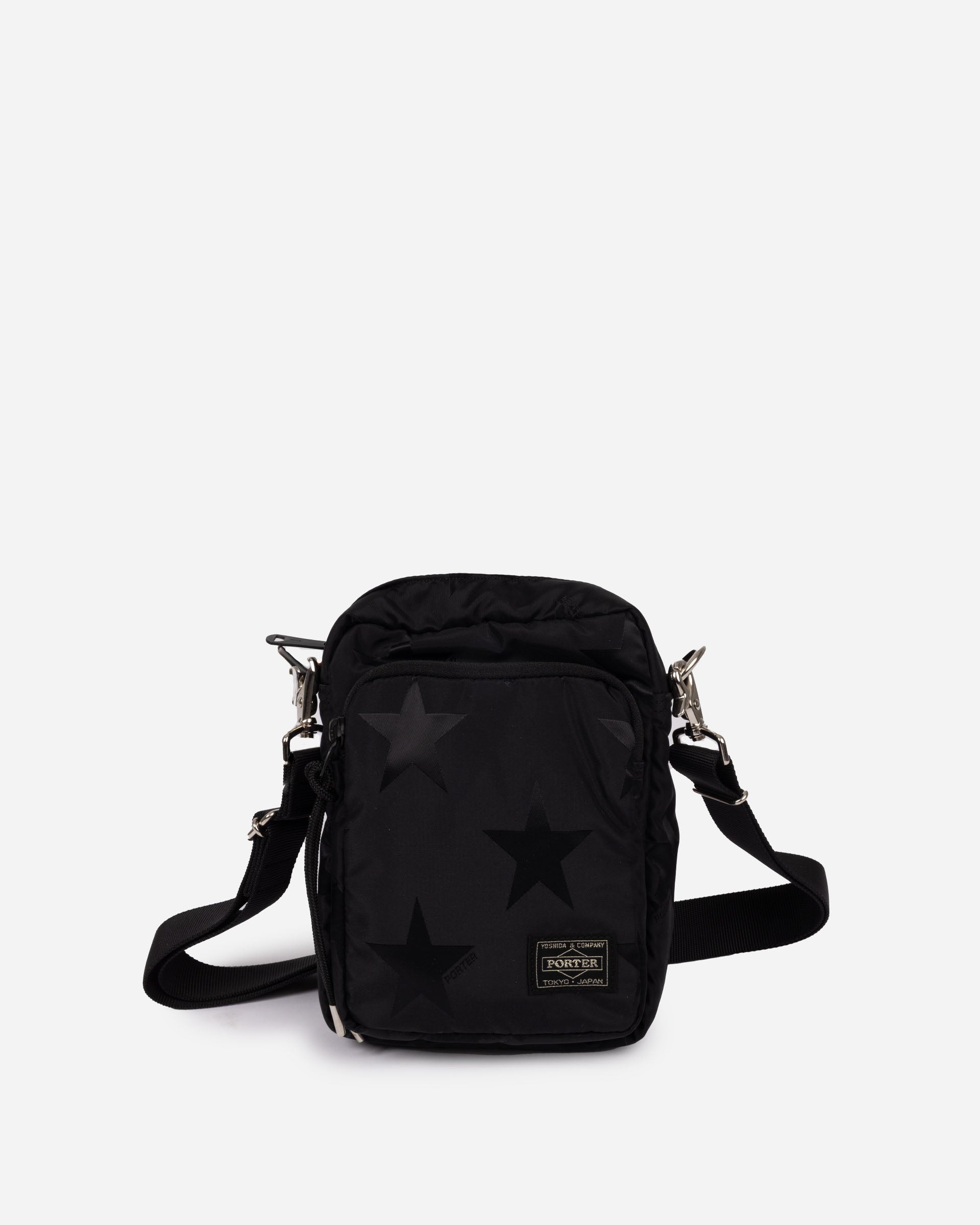 Porter Yoshida & Co. Flag Vertical Shoulder Bag BLACK 867-17100-10