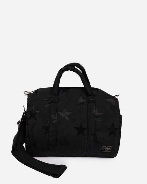 Porter Yoshida & Co. Flag 2way Short Boston Bag BLACK 867-26869-10