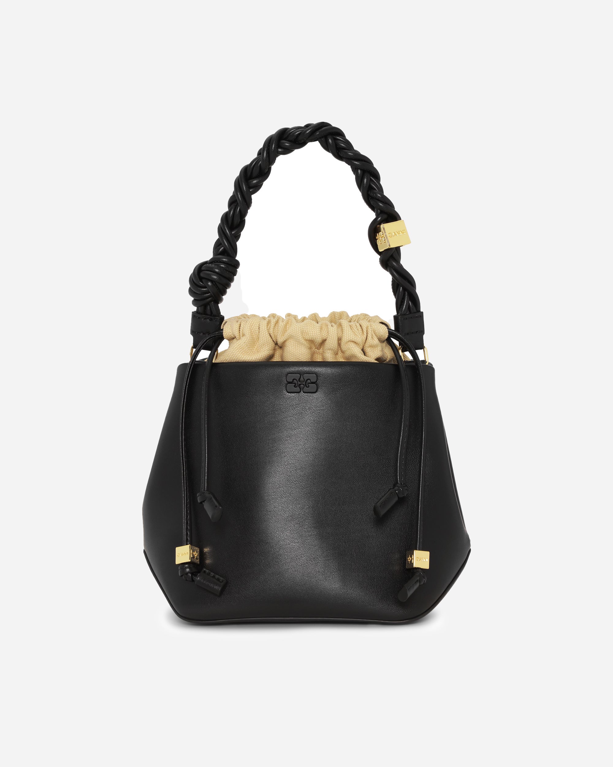 GANNI Ganni Bou Bucket Bag Black A5657