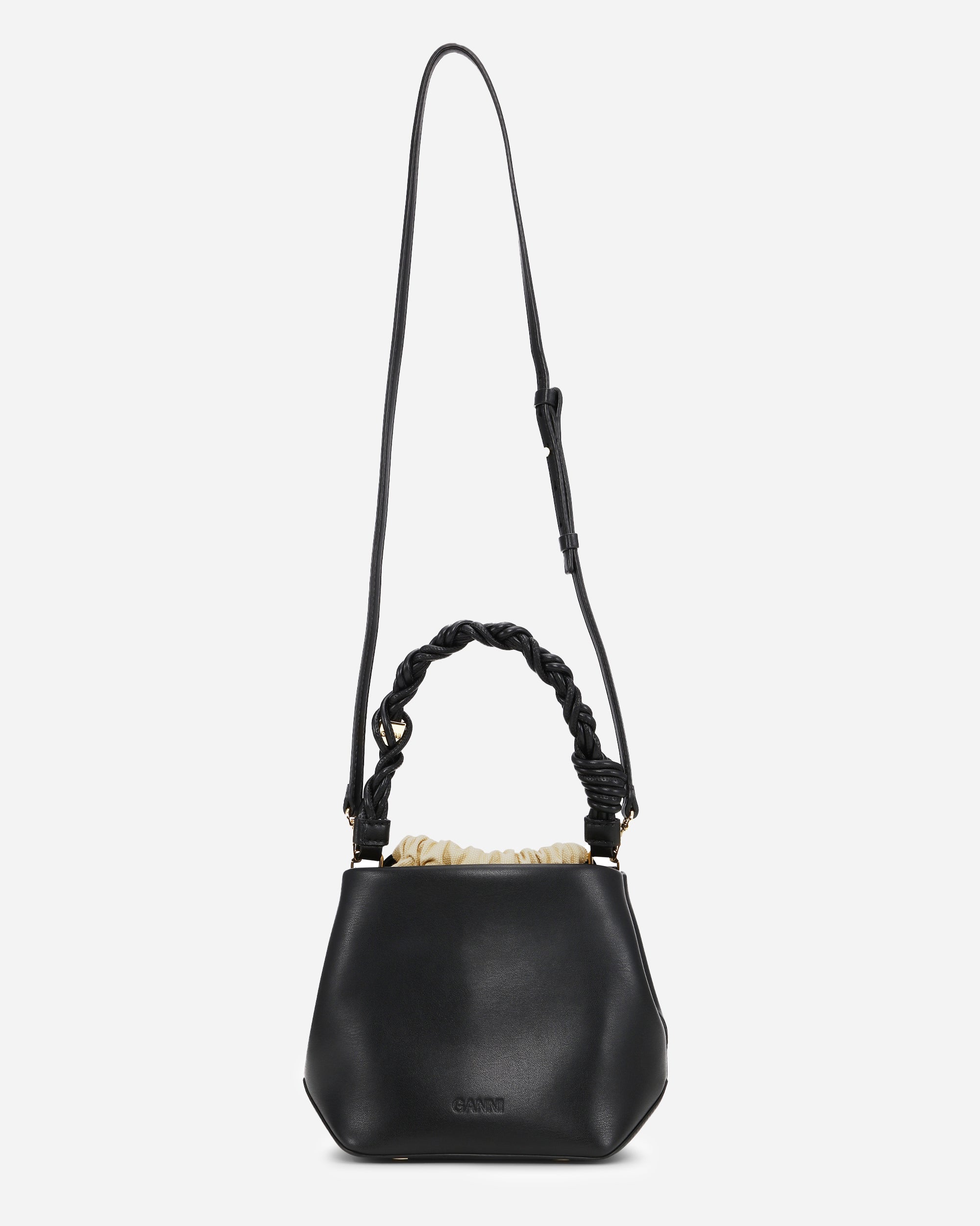 GANNI Ganni Bou Bucket Bag Black A5657