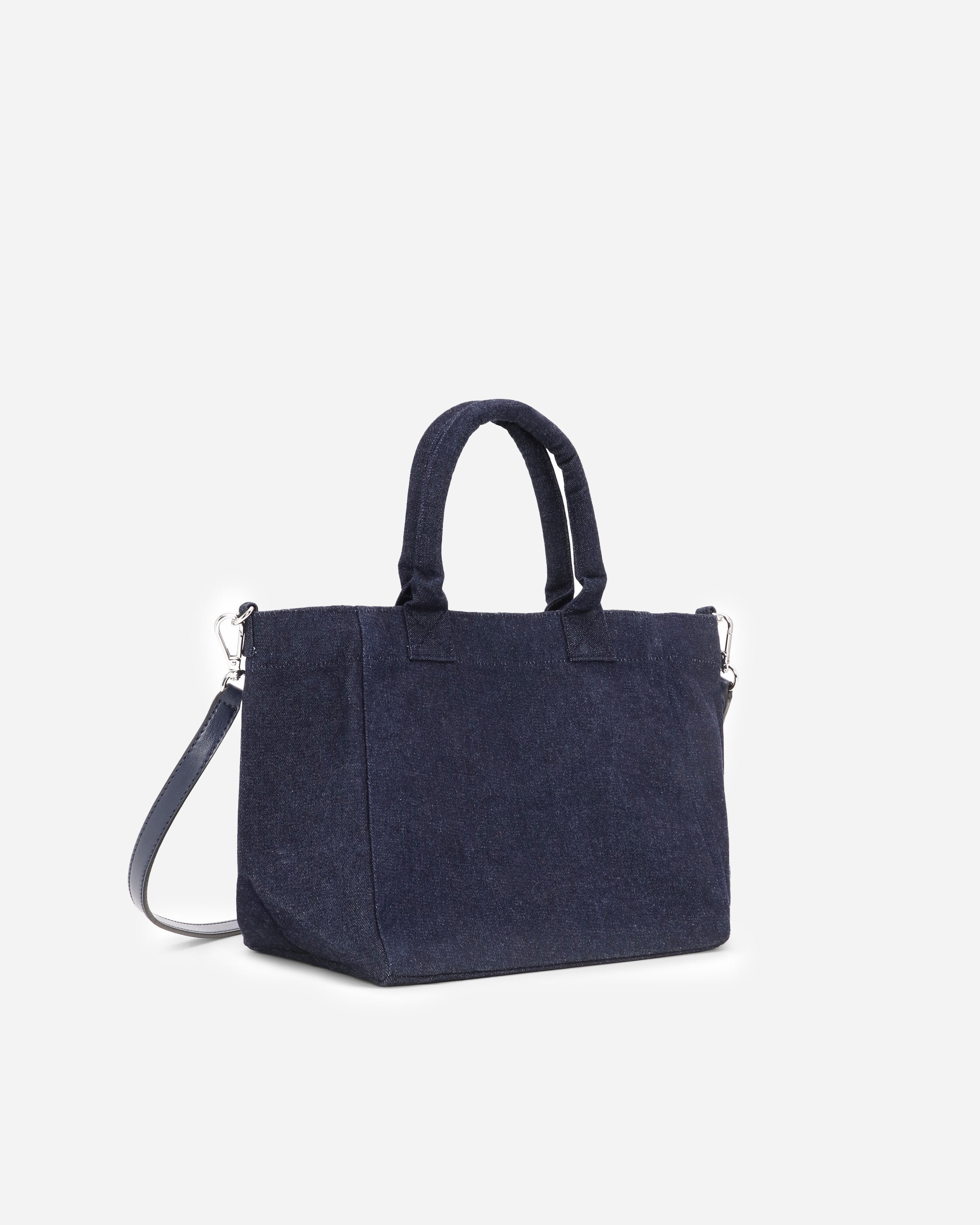 GANNI Small Easy Shopper Denim Dark Navy A6171-642