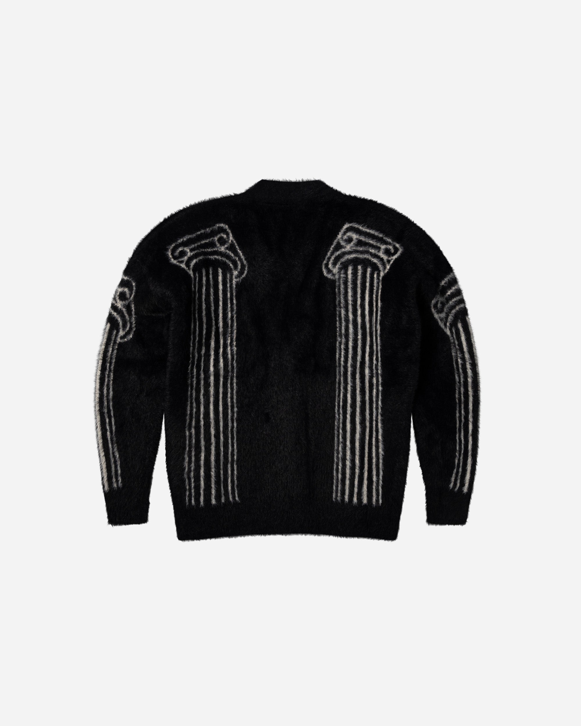 ARIES Oversized Chenille Column Knit Cardigan | clothing