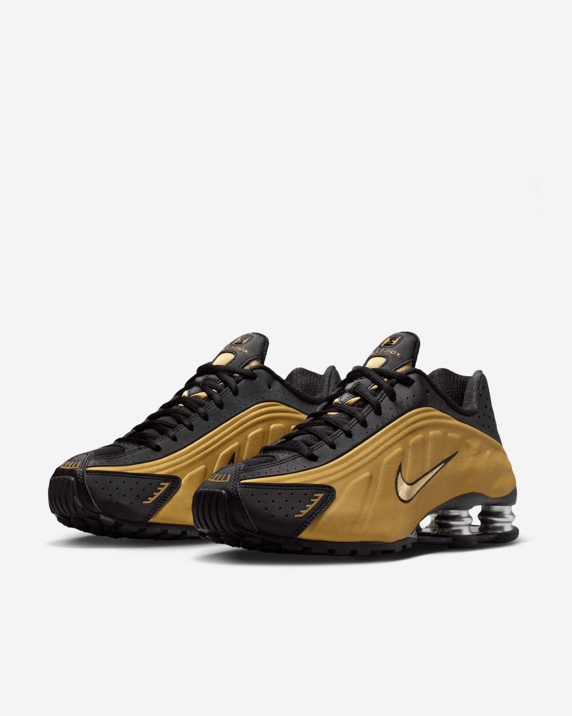 Nike Shox R4 BLACK/METALLIC GOLD AR3565-005