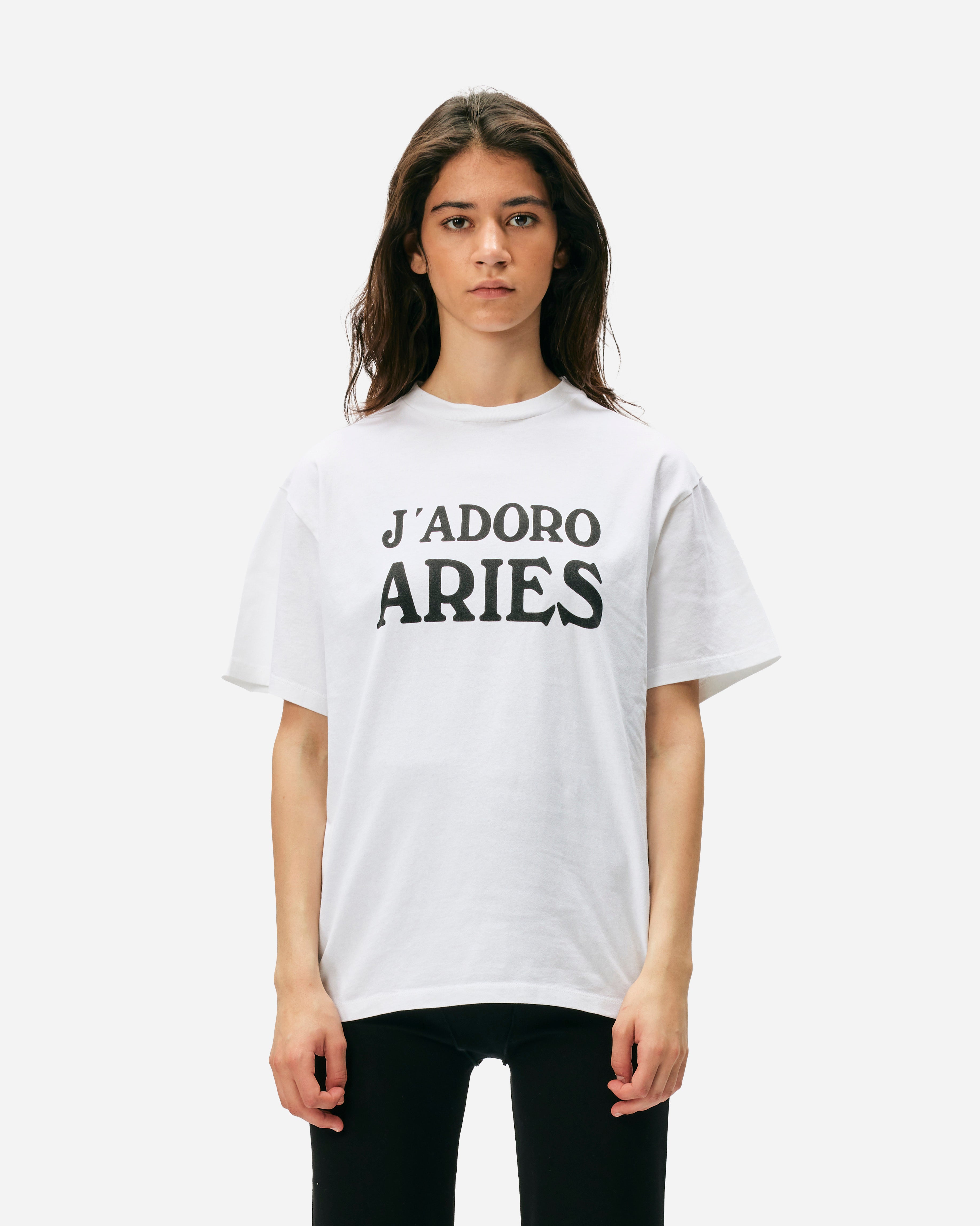 ARIES J'Adoro Aries SS Tee White  AR6000601-WHT