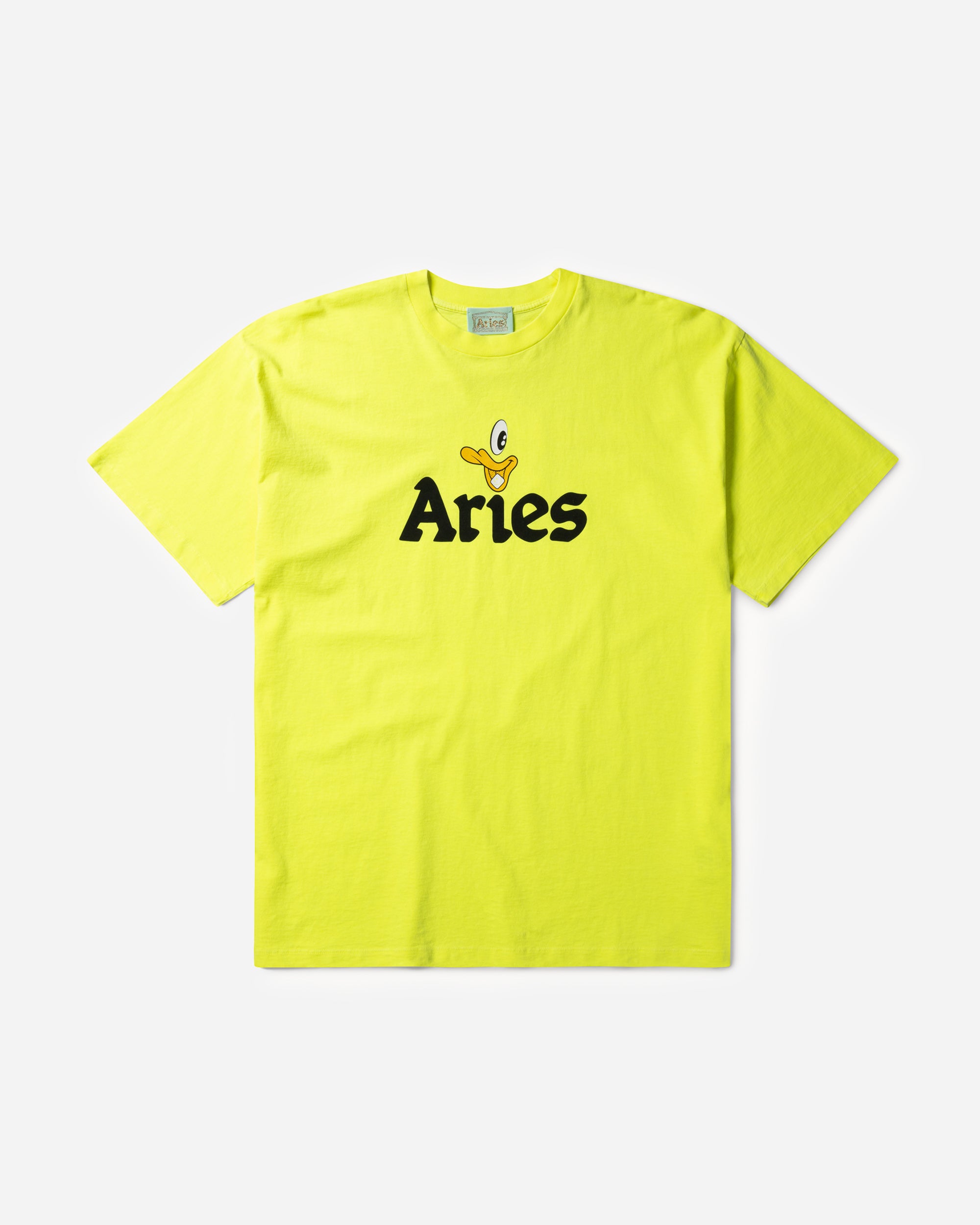 ARIES Aged Aye Duck Fluoro T-shirt Safety Yellow AR6001402-YLW