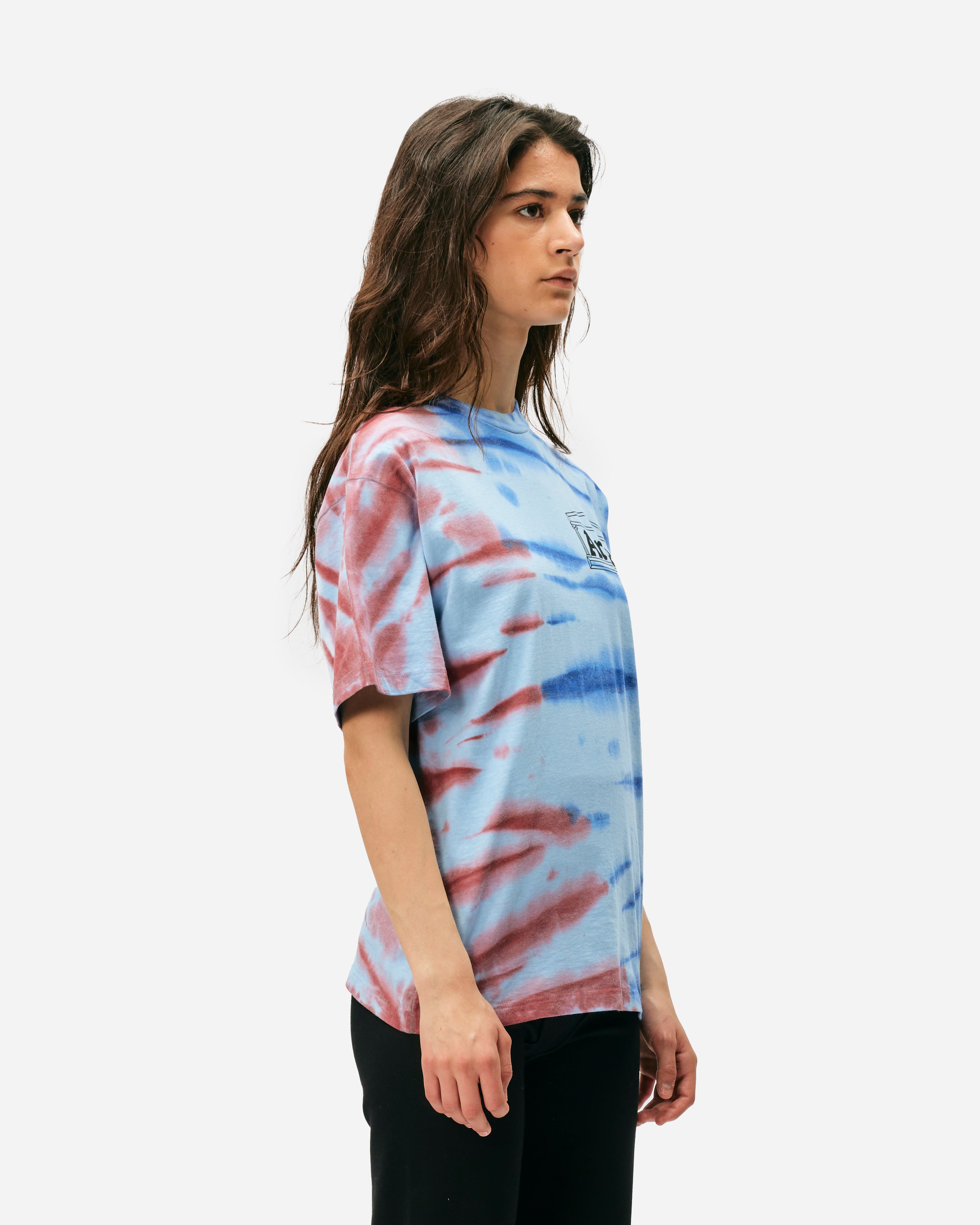 ARIES Stoned Temple Tie Dye t-shirt Multi AR6001801-MLT