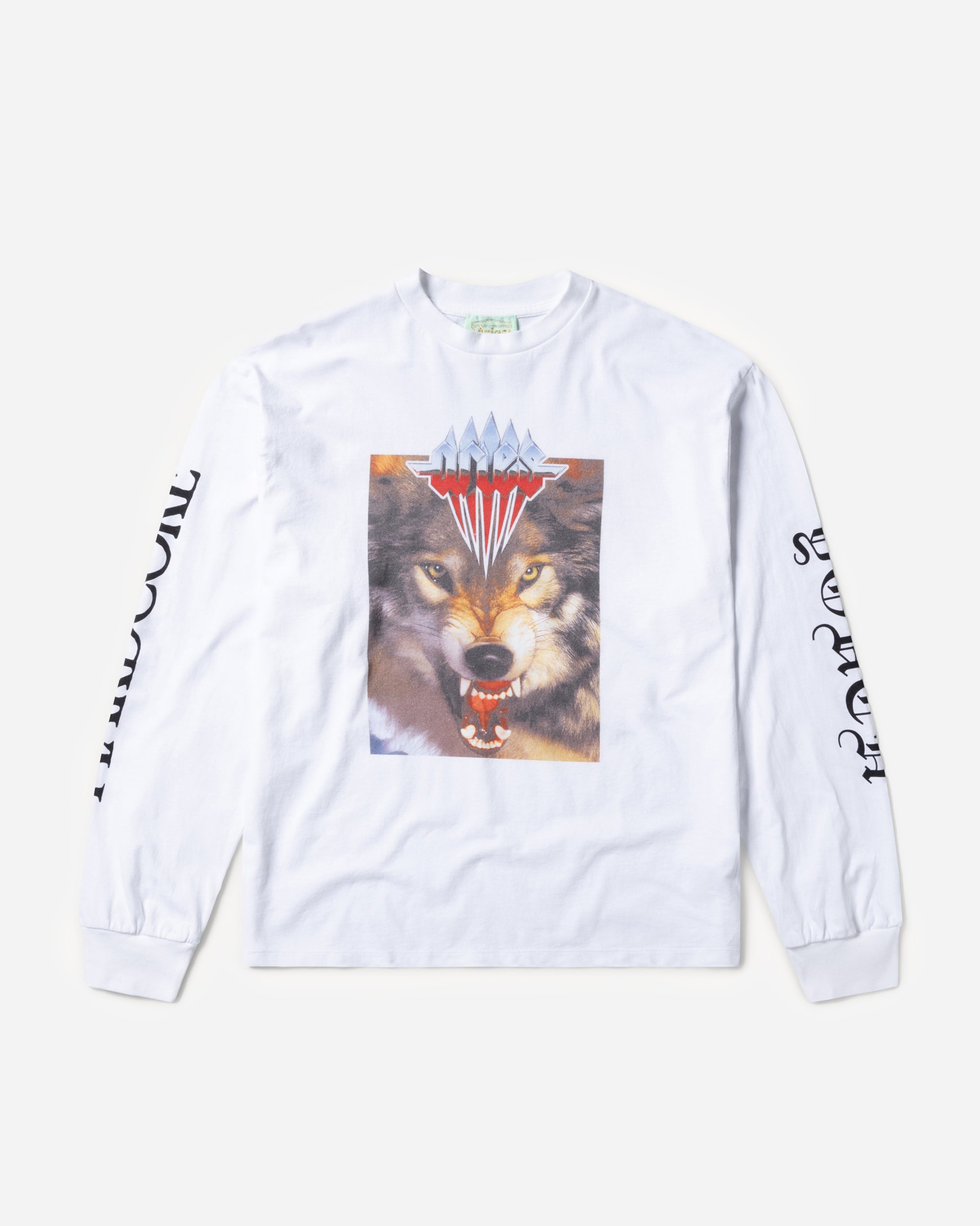 ARIES Wolf Longsleeve shirt White AR6002202-WHT