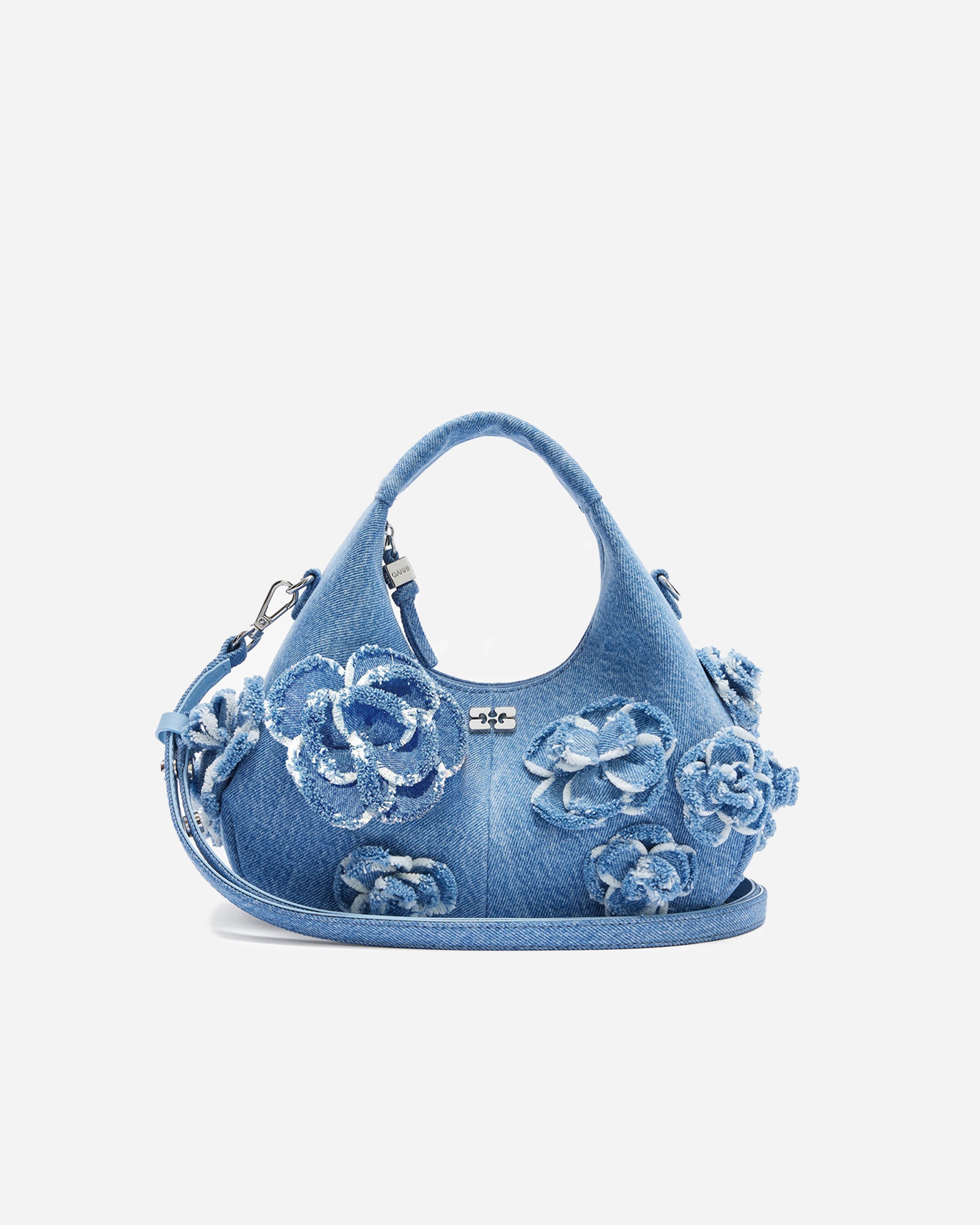 Hobo Mini Denim Flowers