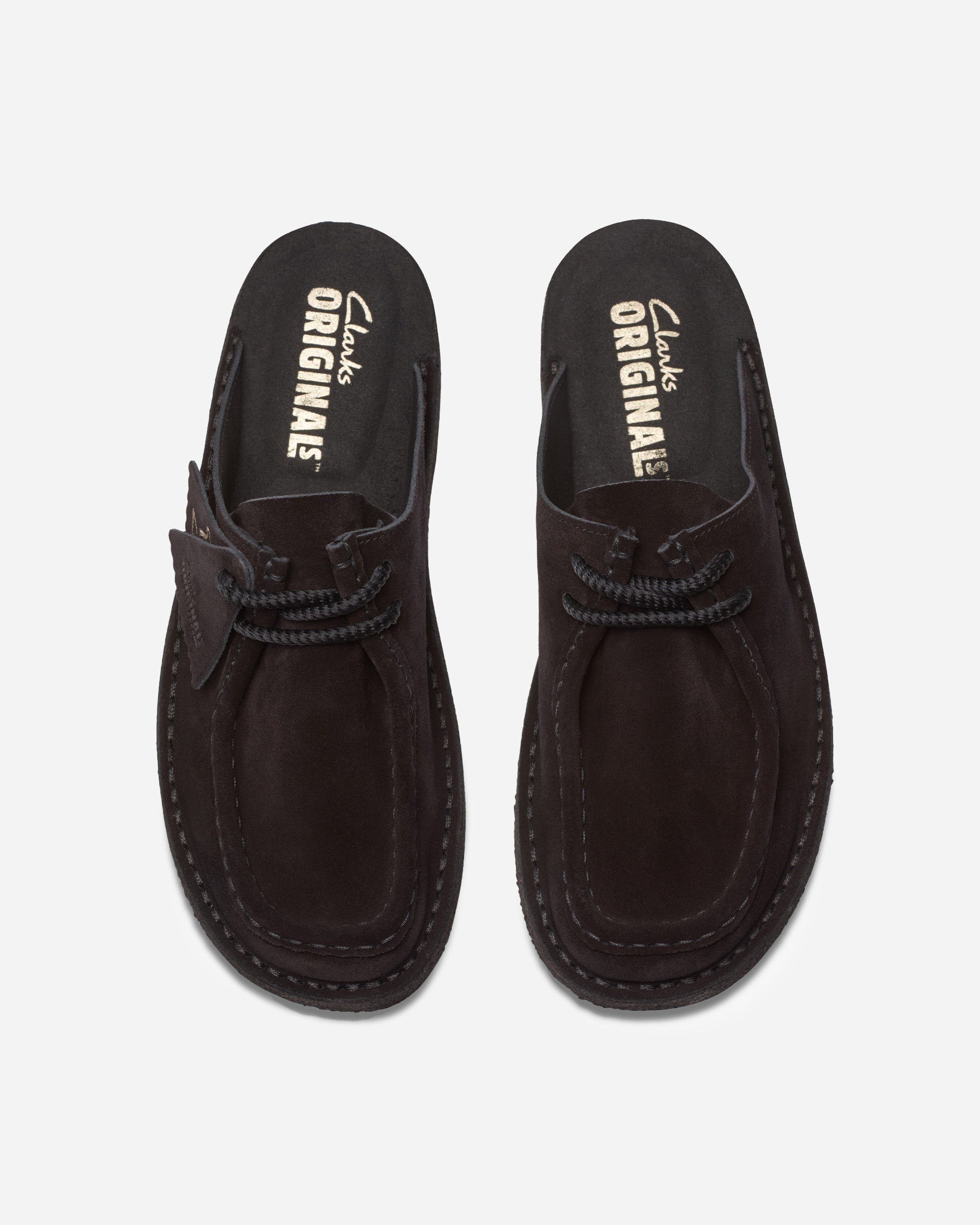 Clarks Originals Desert Nomad Mule 1219 Black Suede CL26181109