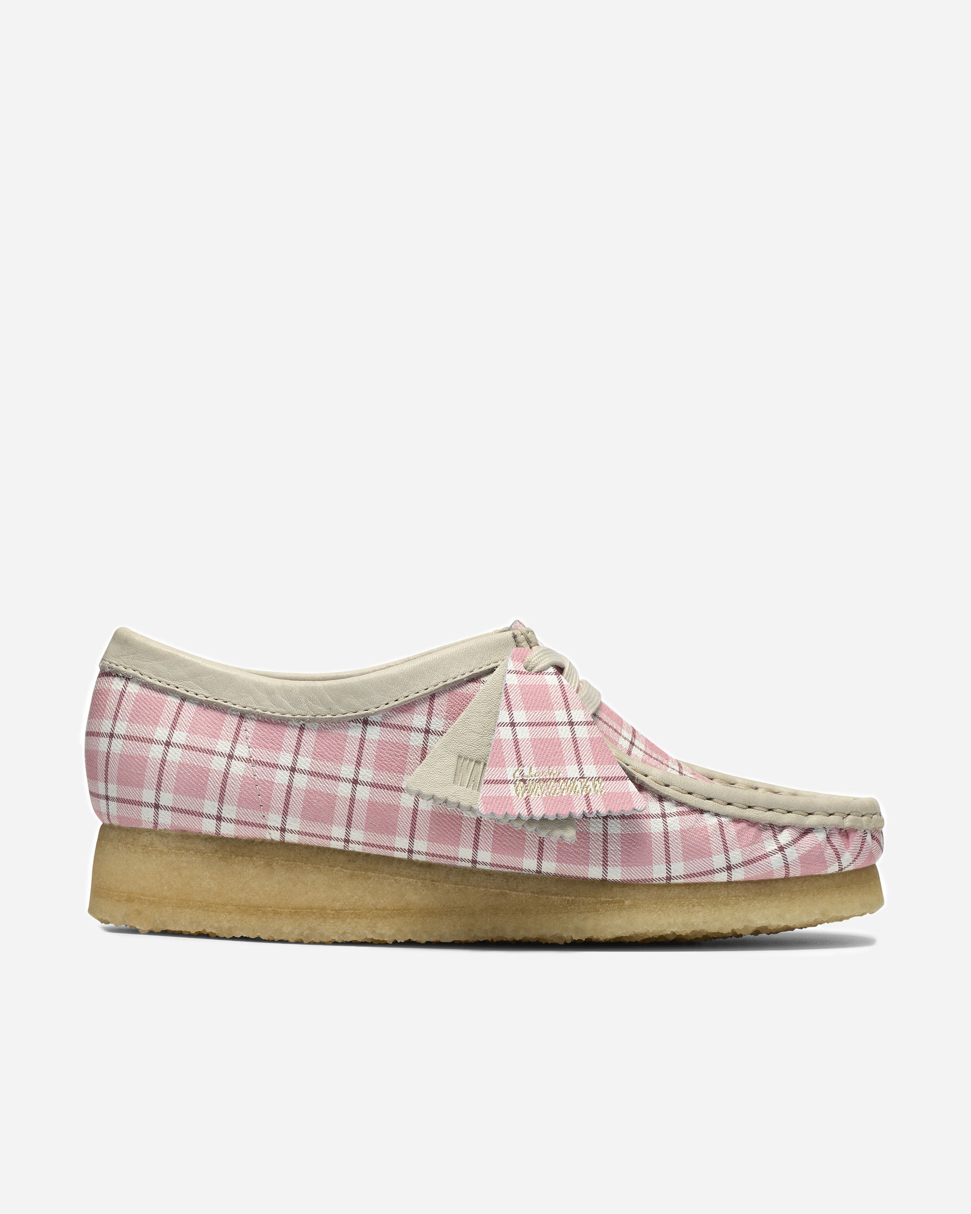 Clarks Originals Wallabee 5342E Pink Check CL26185597