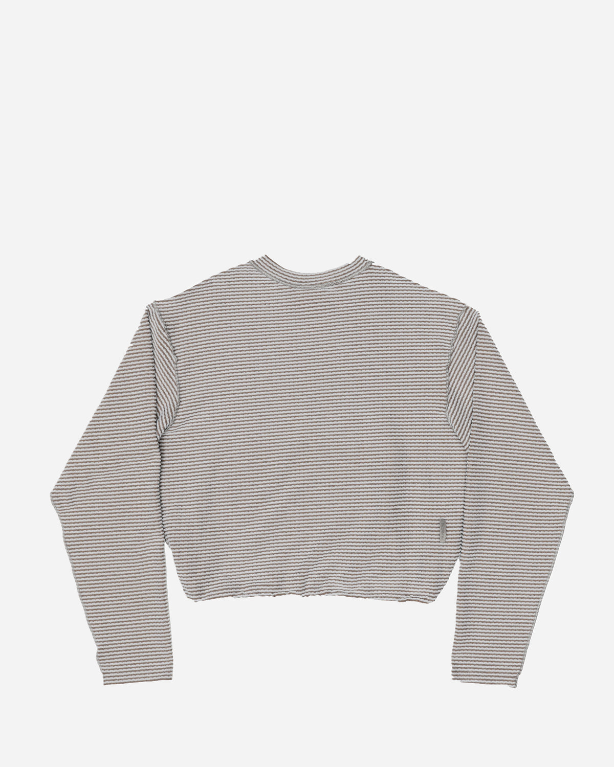 Optimistic Runners Cropped Warm Longsleeve Light Grey CWLS26LGY