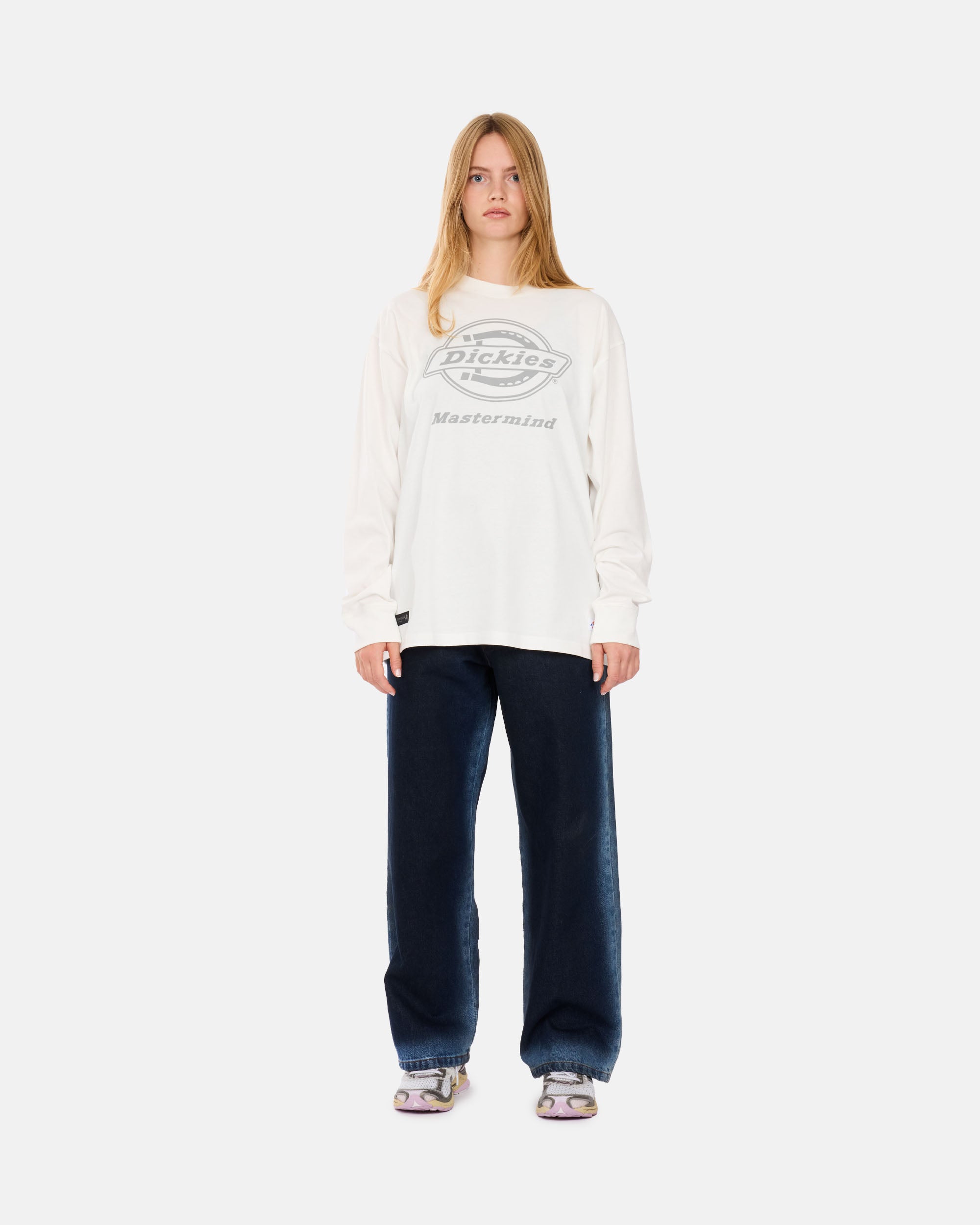 DICKIES Dickies x Mastermind Longsleeve WHITE DK0A8D83C4D1