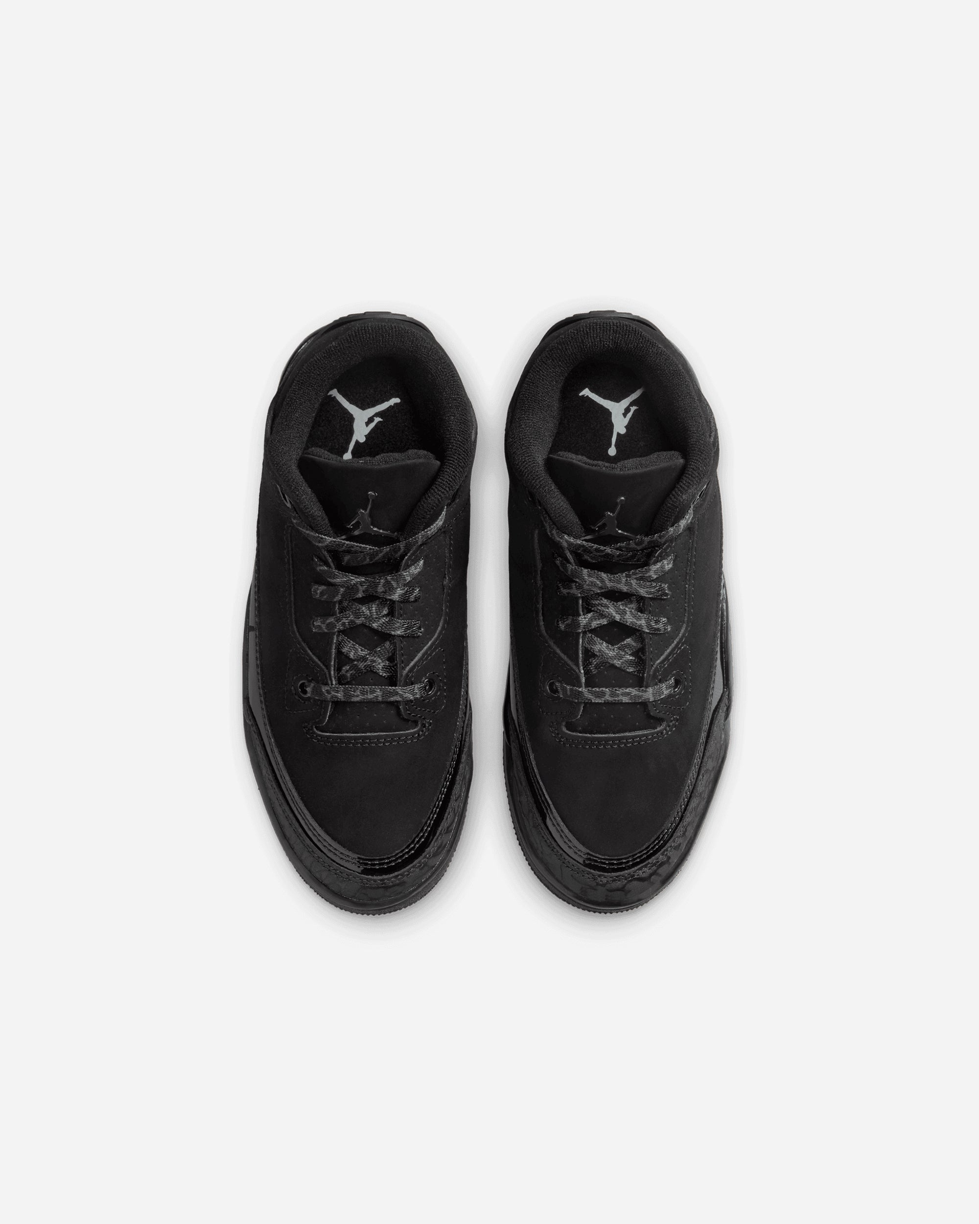 Jordan Brand Air Jordan 3 Retro "Black Cat" (Preschool) BLACK/DARK CHARCOAL DM0966-001