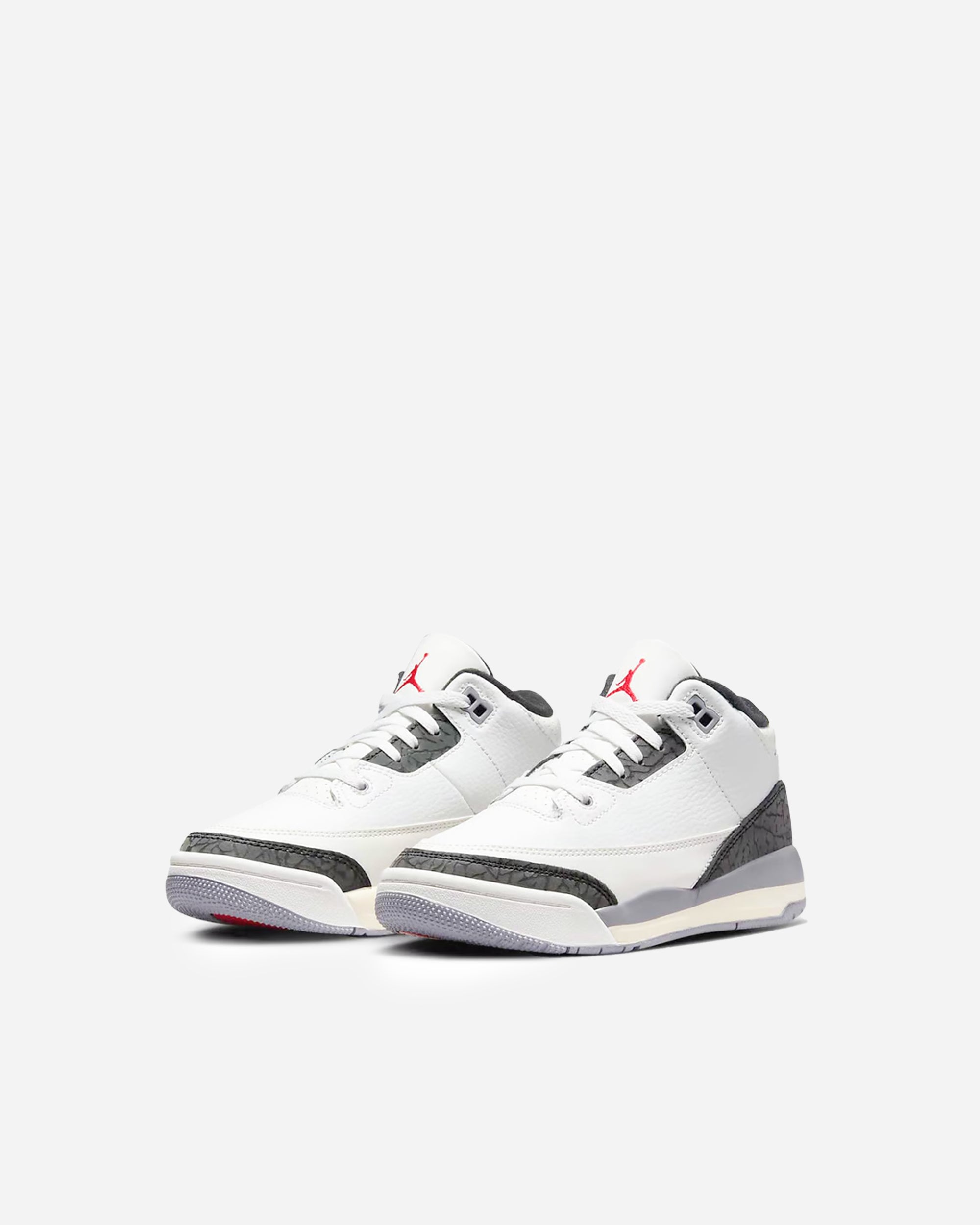 Jordan Brand Jordan 3 Retro 'Cement Grey' (Preschool) SUMMIT WHITE/FIRE RED DM0966-106