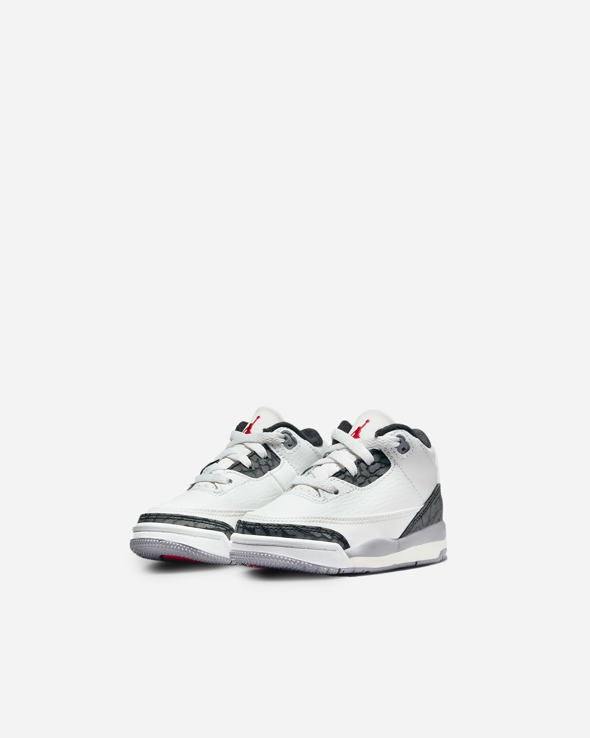 Jordan Brand Jordan 3 Retro 'Cement Grey' (Toddler) SUMMIT WHITE/FIRE RED DM0968-106