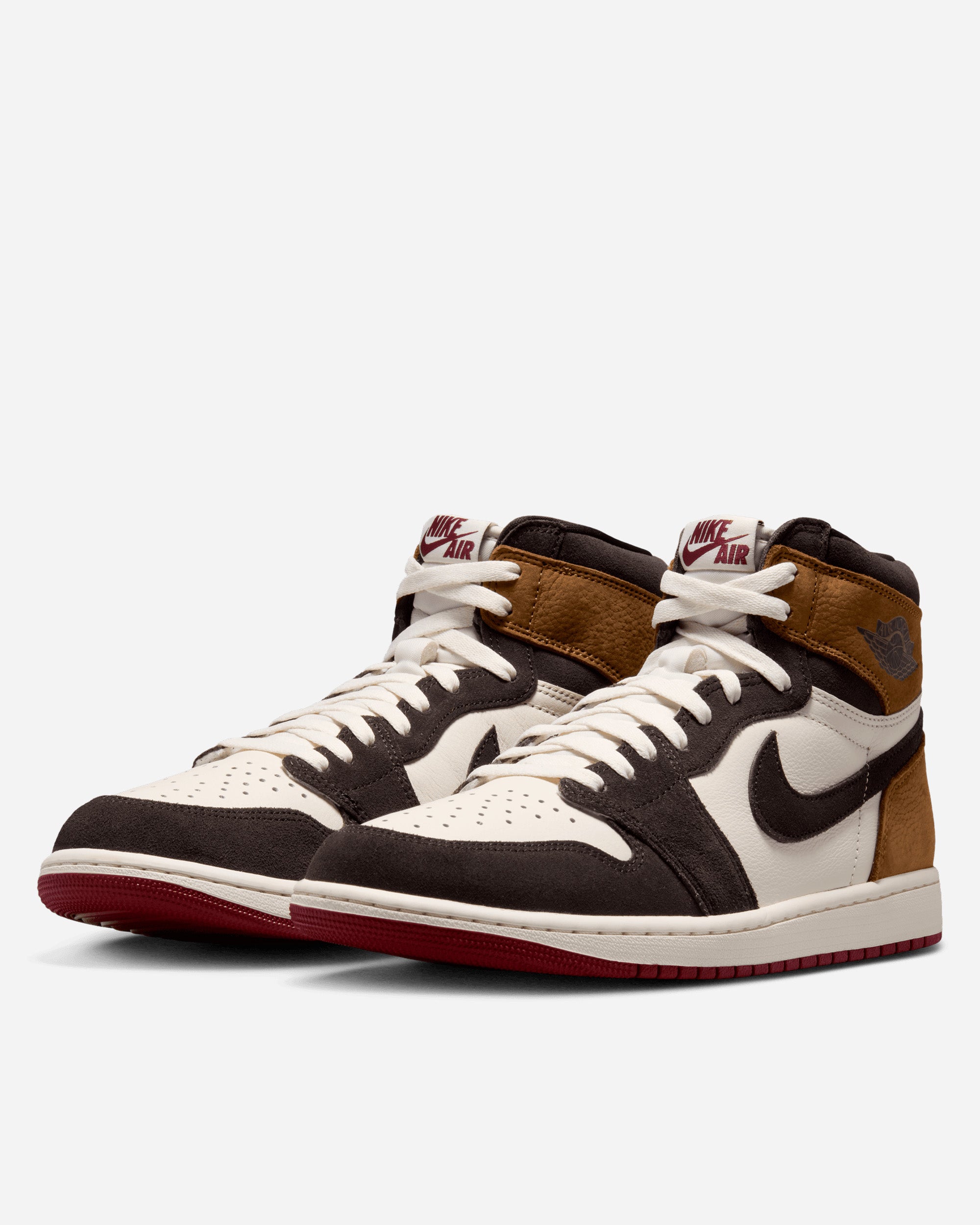 Jordan Brand Air Jordan 1 High OG "Love the Game" SHADOW BROWN/TEAM RED-LT BRITISH TAN DZ5485-201