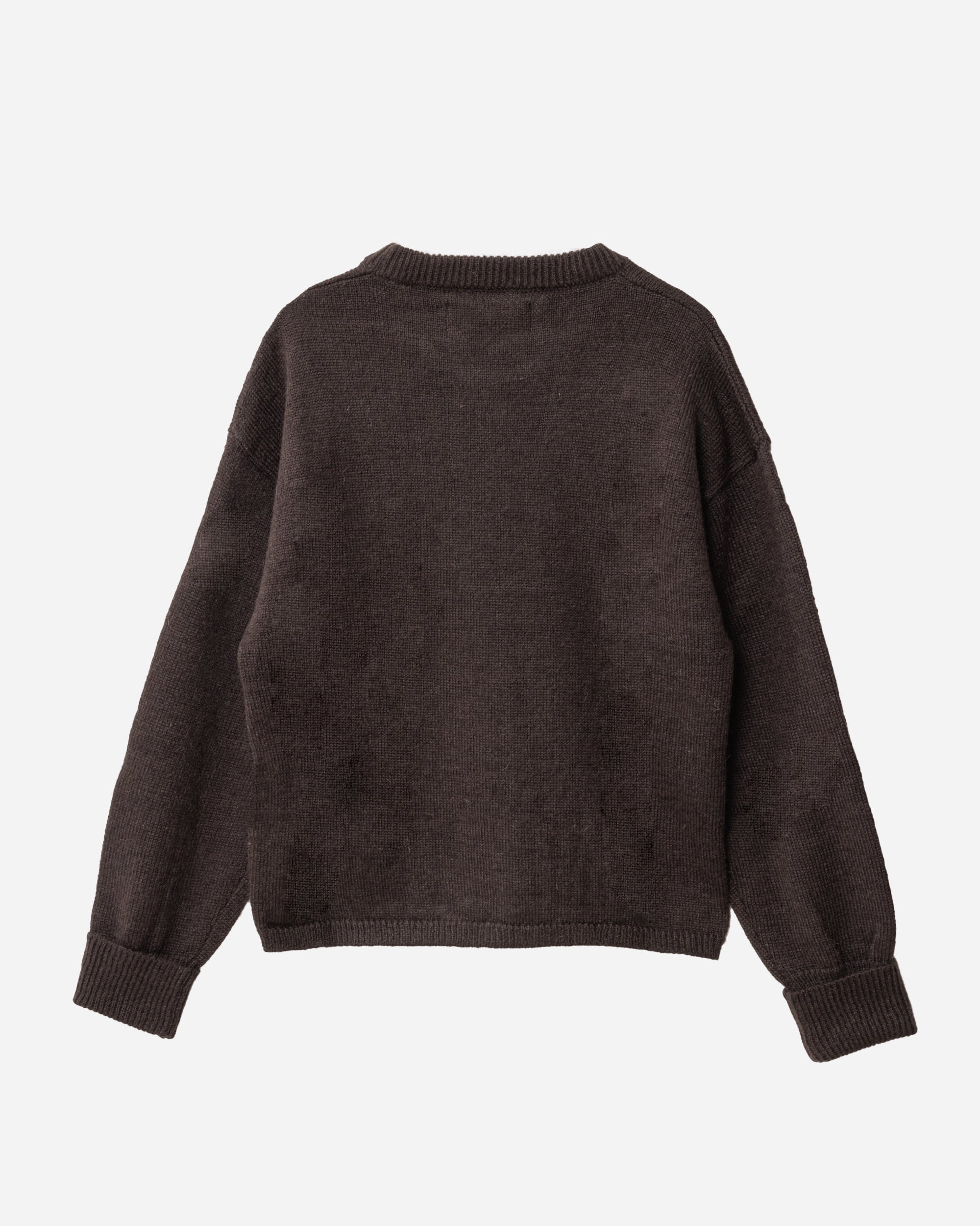 ERL Unisex HAHAHAH Mohair-sweater i uld BLACK ERL09N007