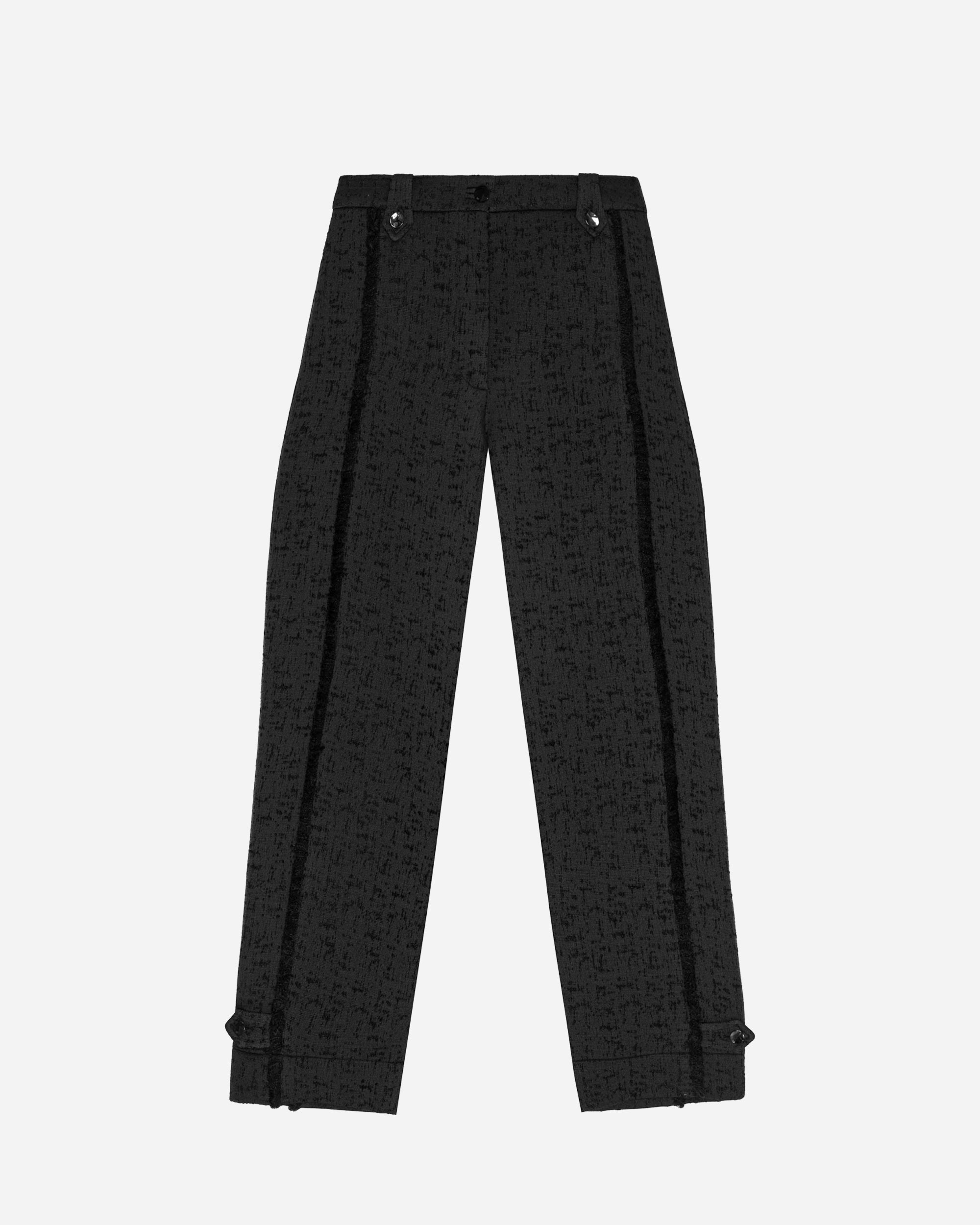 GANNI Boucle Suiting Pants Black F9629-099