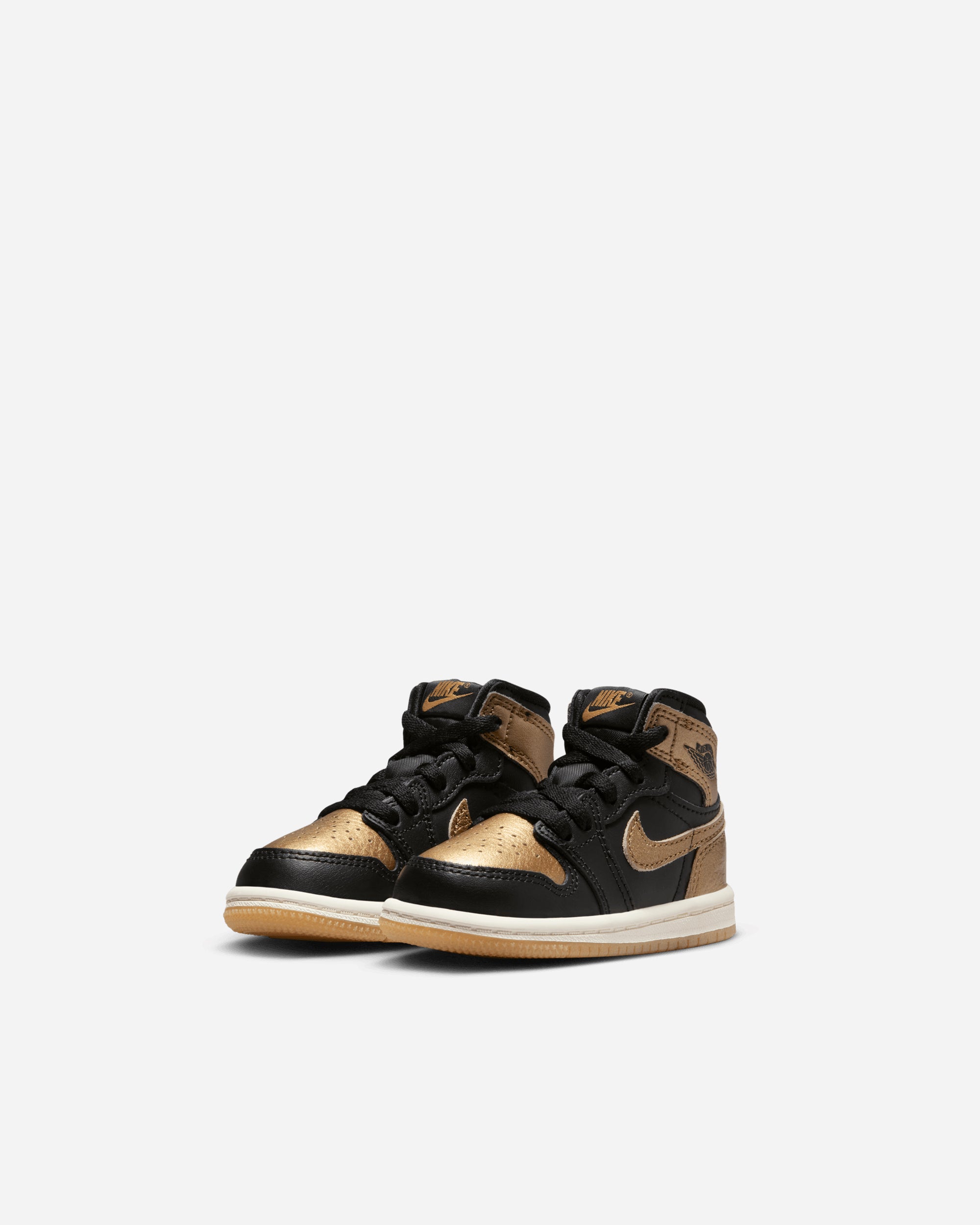 Jordan Brand Jordan 1 Retro High 'Black and Gold' (Toddler) BLACK/METALLIC GOLD FD1413-071