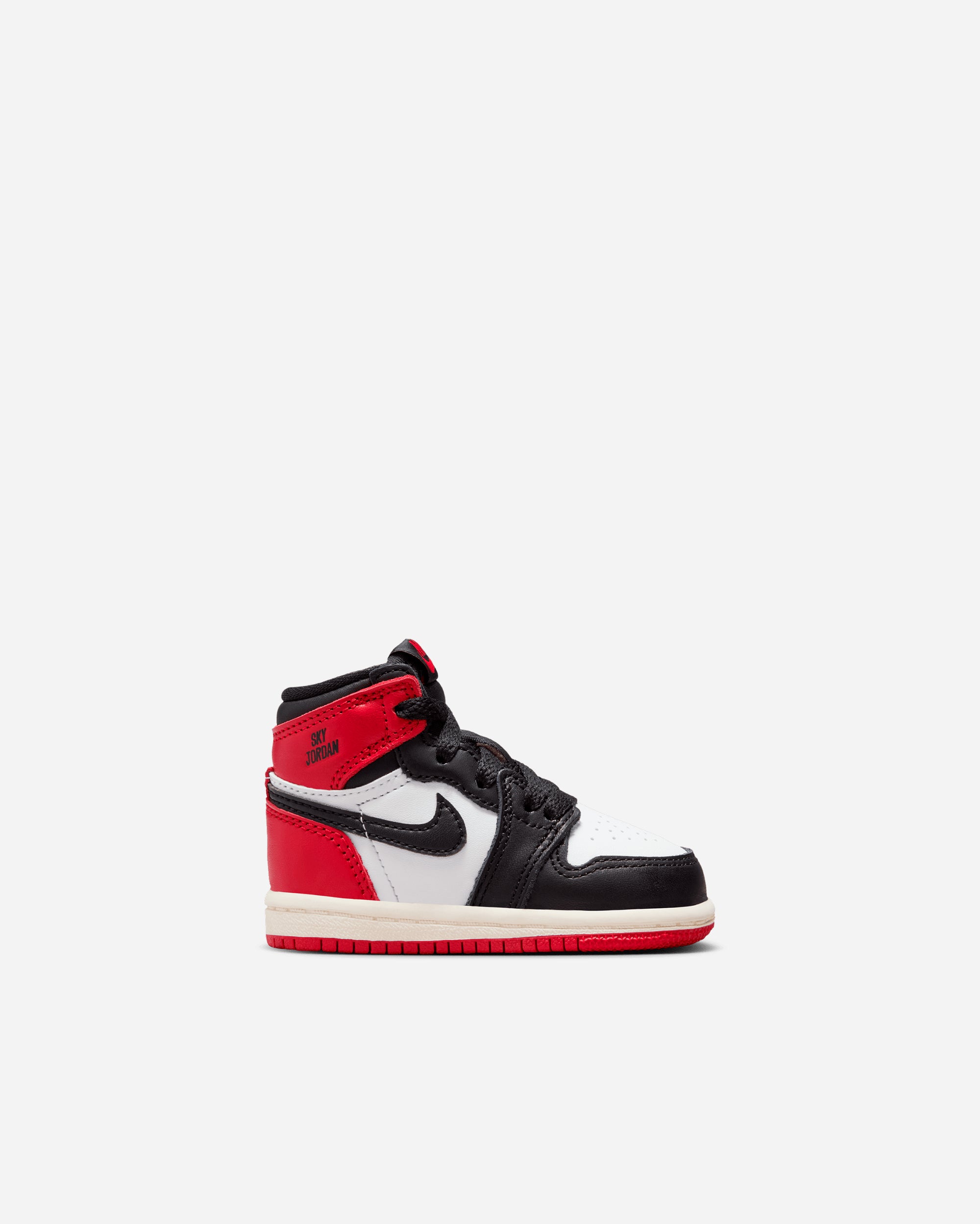 Jordan Brand Air Jordan 1 Retro High OG  "Black Toe Reimagined" (Toddler) WHITE/BLACK-VARSITY RED FD1413-106