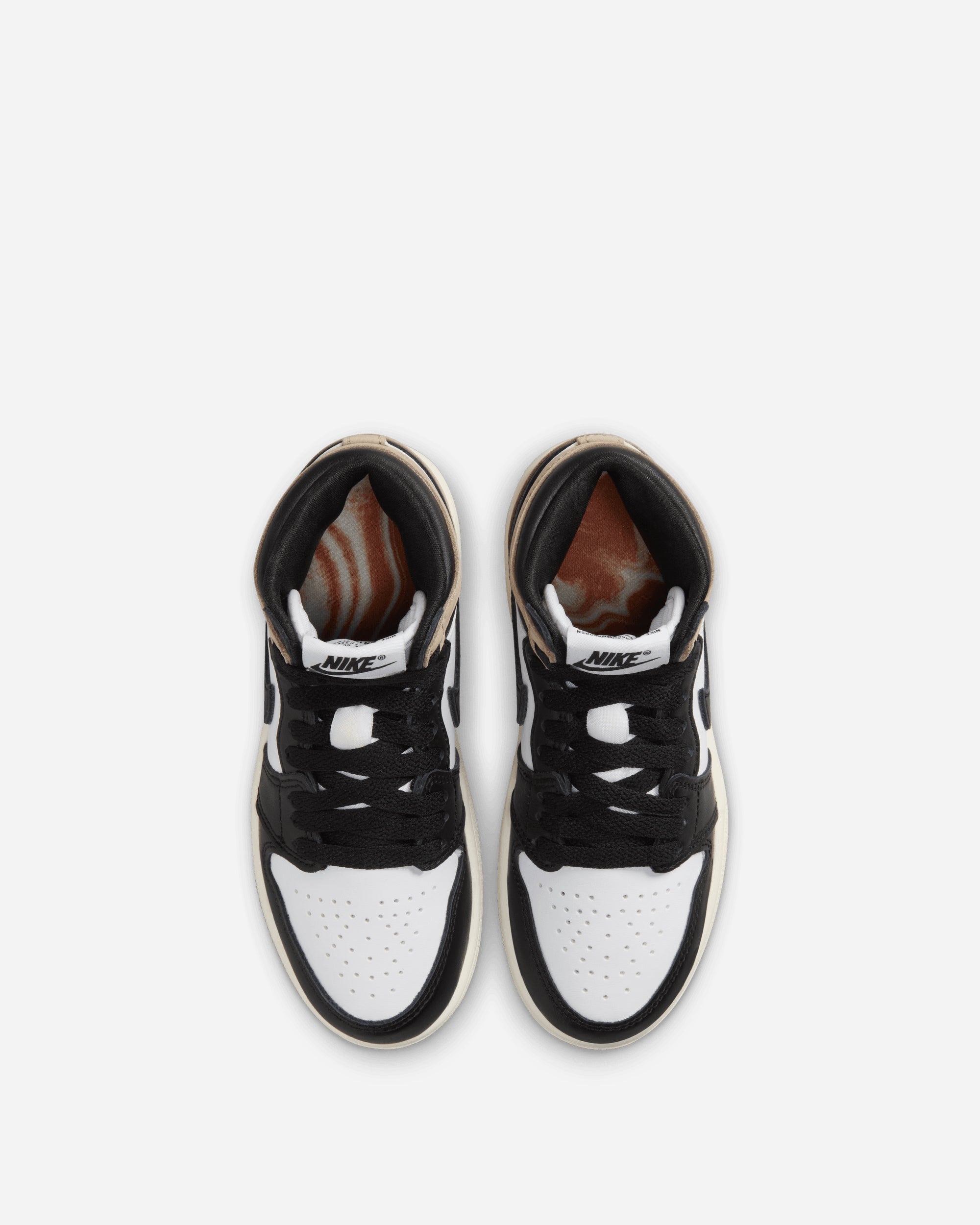 Jordan Brand Jordan 1 Retro High OG 'Latte' (Preschool) BLACK/BROWN FD2597-021