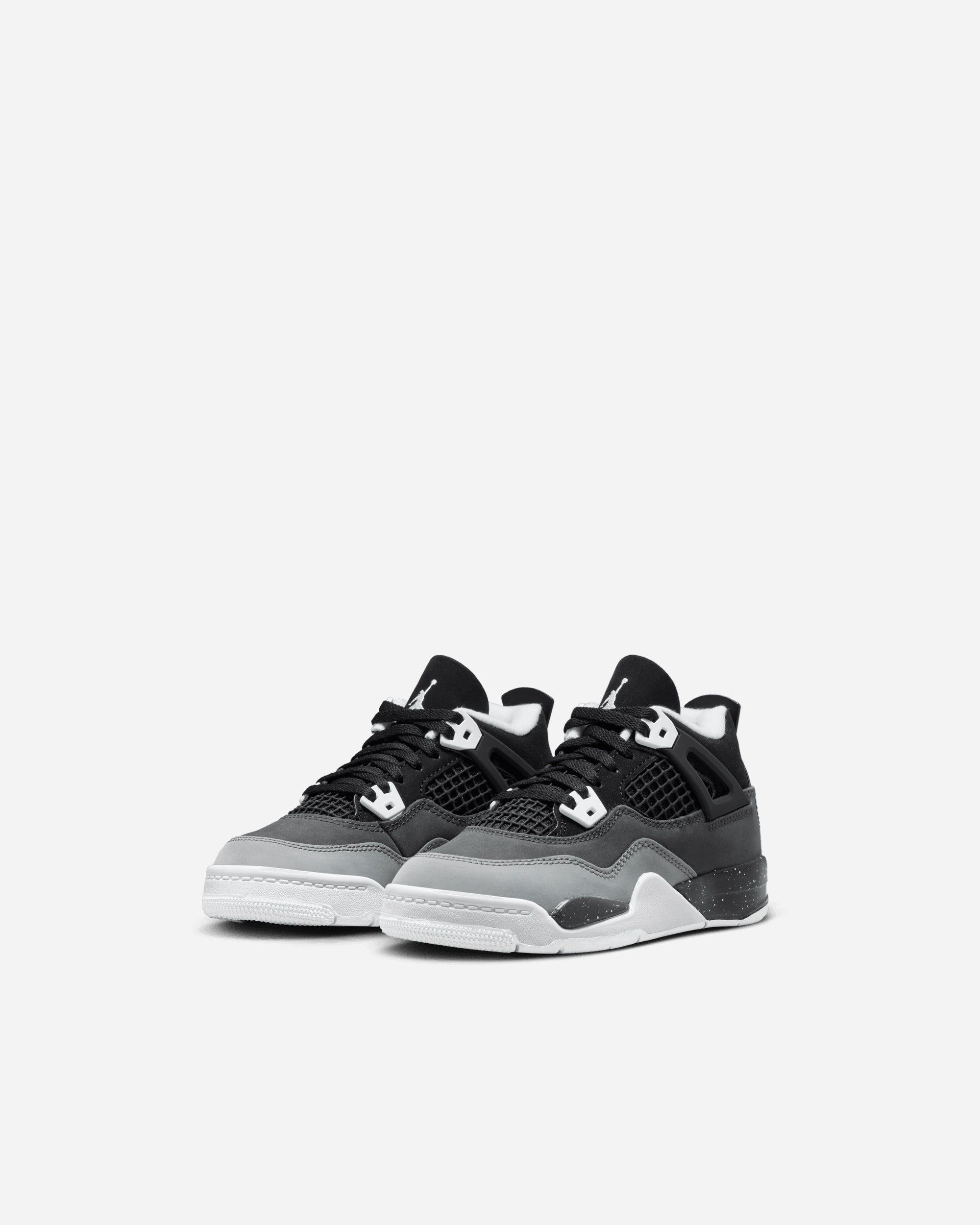 Jordan Brand Air Jordan 4 Retro "Fear" (Preschool) BLACK/WHITE-ANTHRACITE FV4537-002