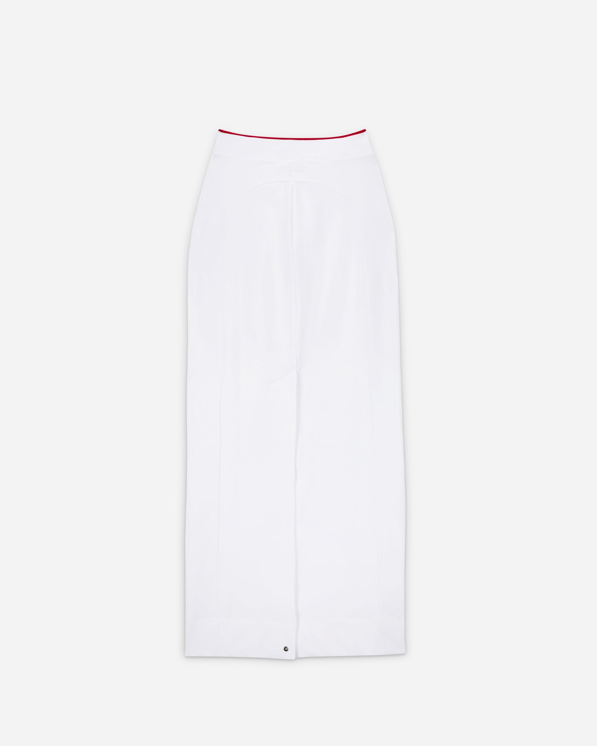 NIKE QS/TZ Nike x JACQUEMUS Long Skirt WHITE/UNIVERSITY RED FV5674-100