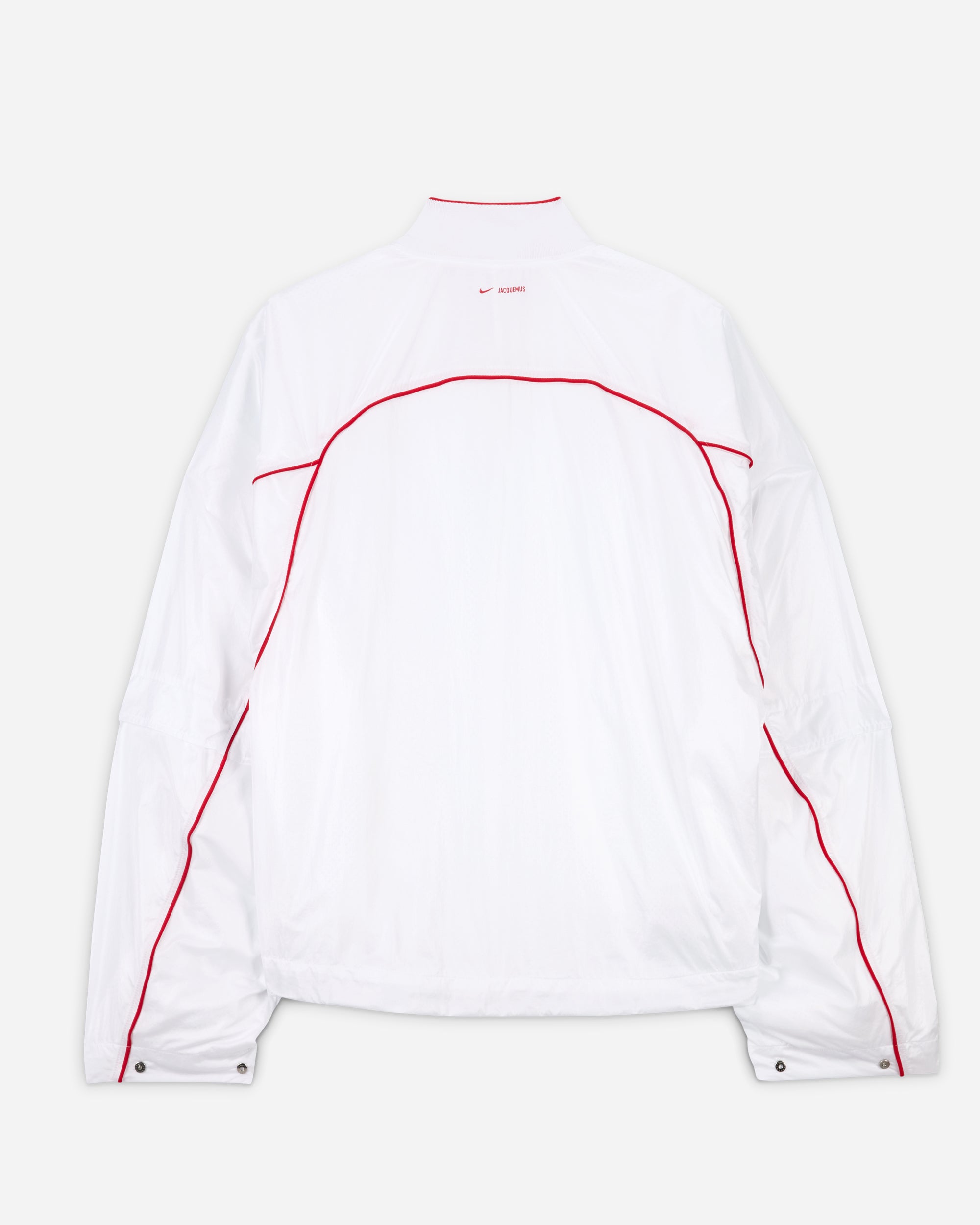 NIKE QS/TZ Nike x JACQUEMUS Track Jacket WHITE/UNIVERSITY RED FV5697-100