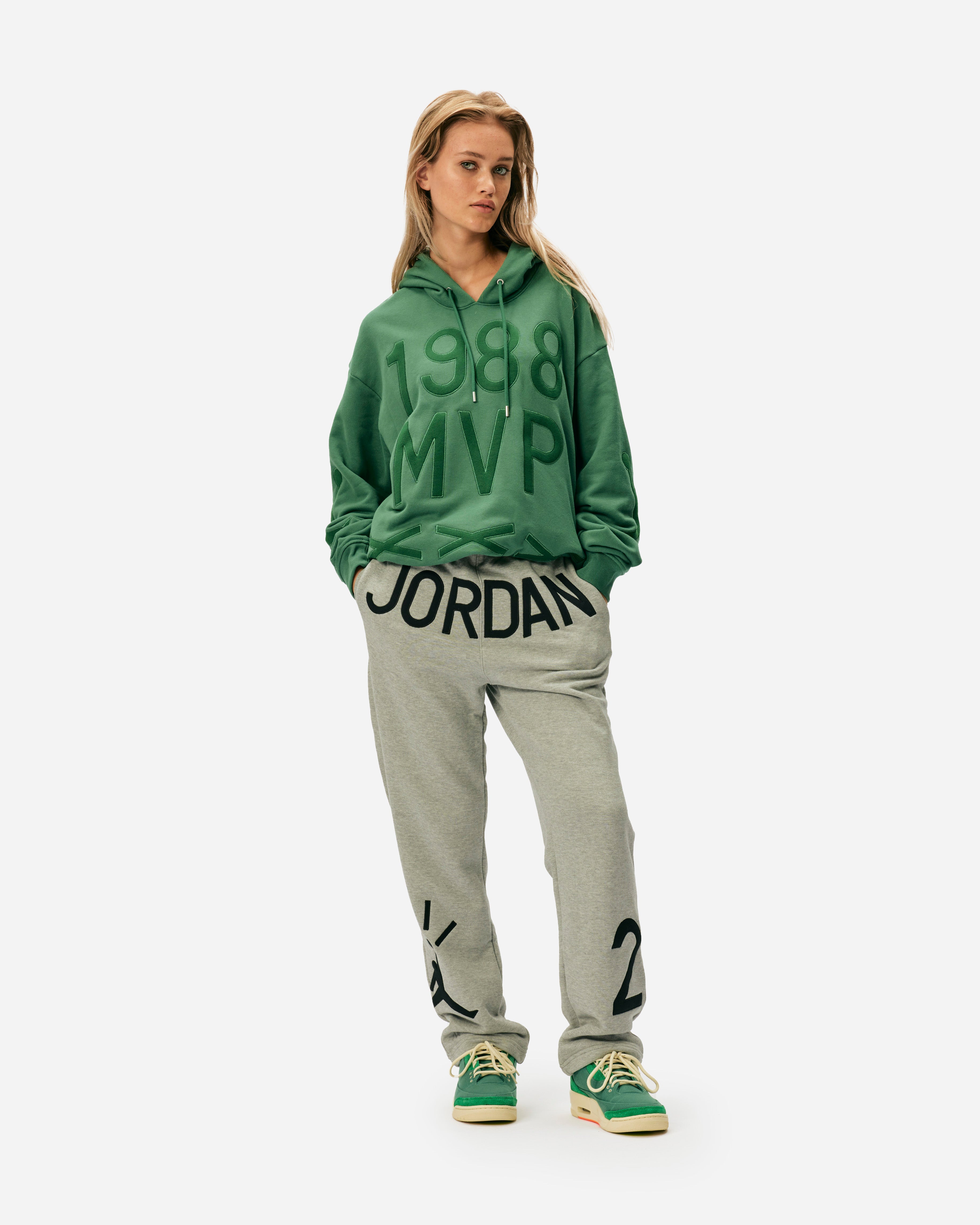 Jordan Brand Jordan Brand x Nina Chanel Abney Fleece Hoodie GREEN STONE FZ7514 398