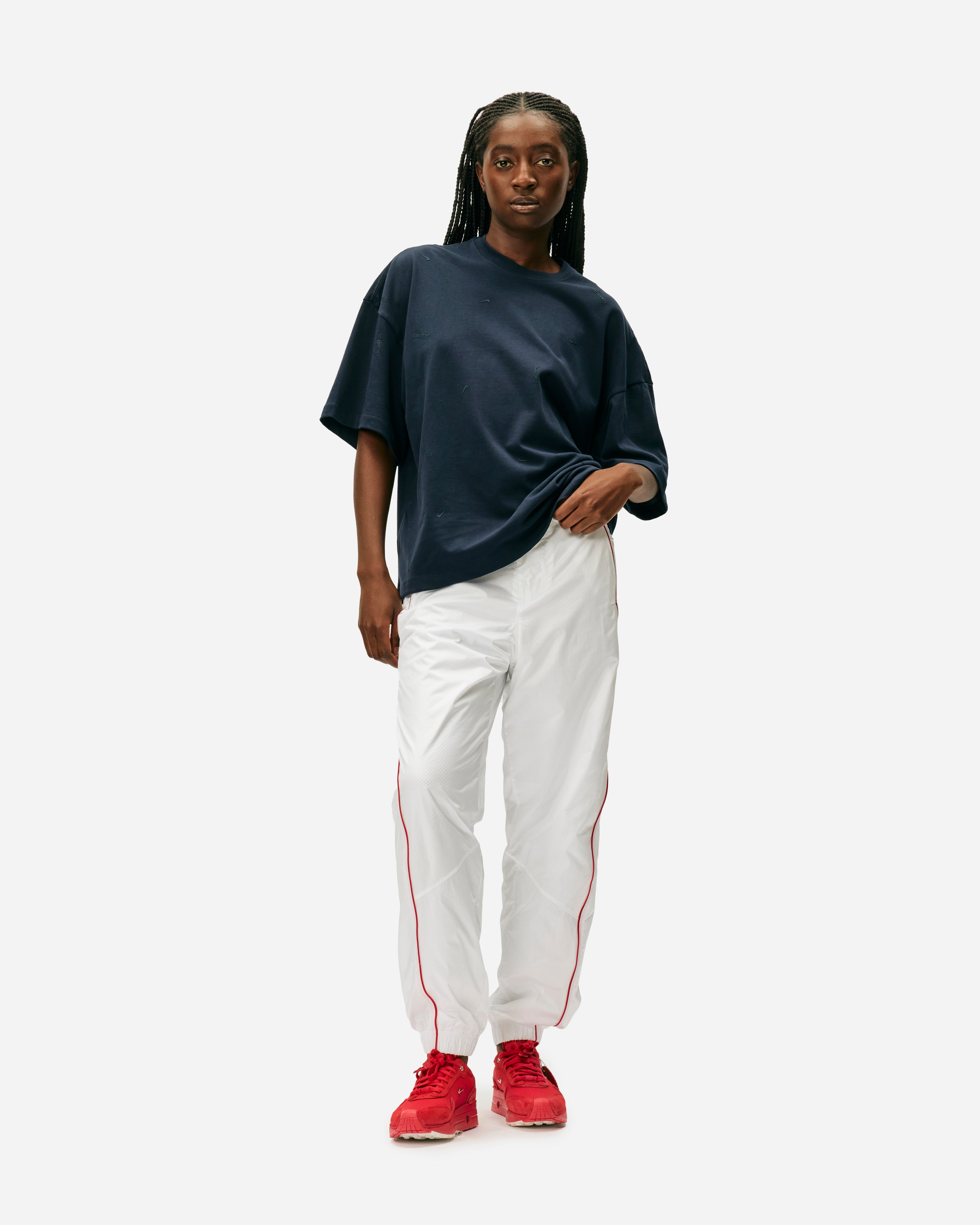 NIKE QS/TZ Nike x JACQUEMUS Track Pant WHITE/UNIVERSITY RED FV5701-100