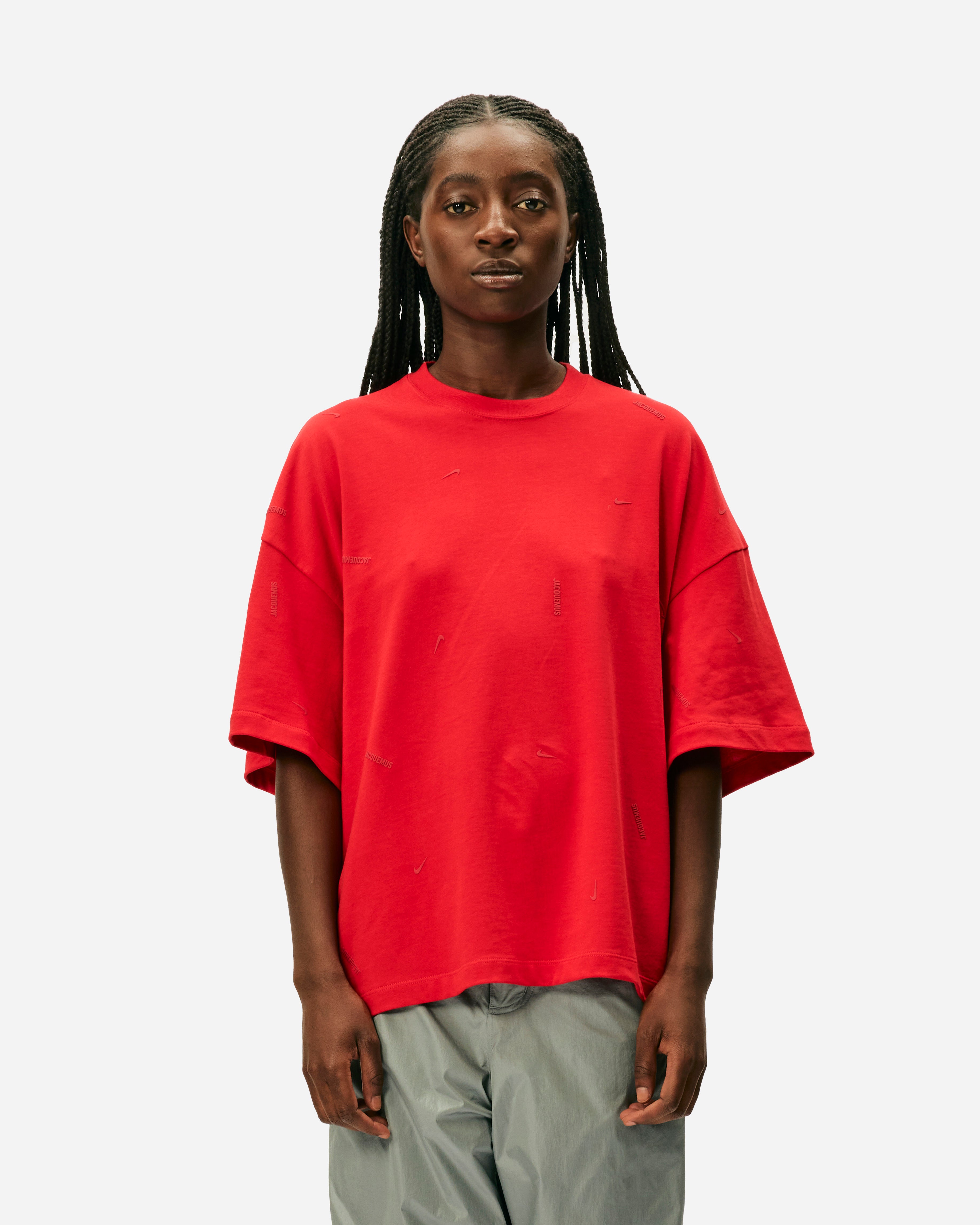 Nike Nike x JACQUEMUS SS Tee UNIVERSITY RED HF7111-611