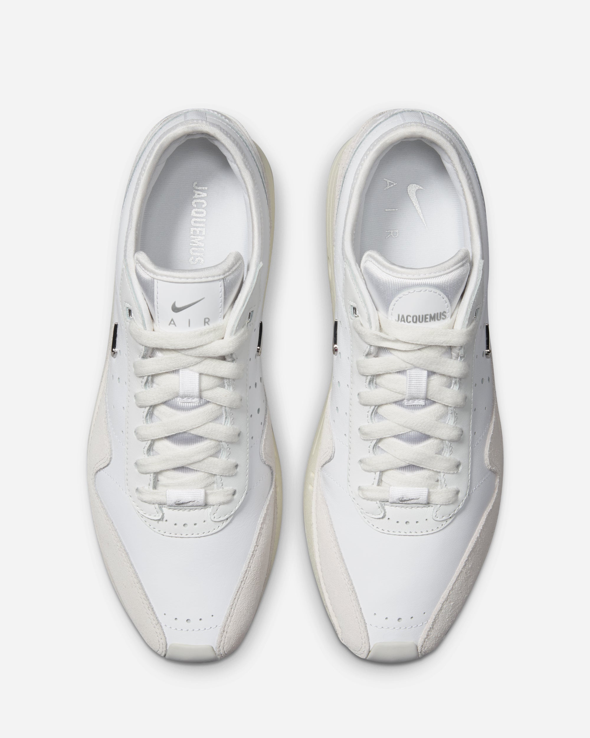 NIKE QS/TZ Nike x JACQUEMUS Air Max 1 SUMMIT WHITE/METALLIC SILVER-S HM6690-100