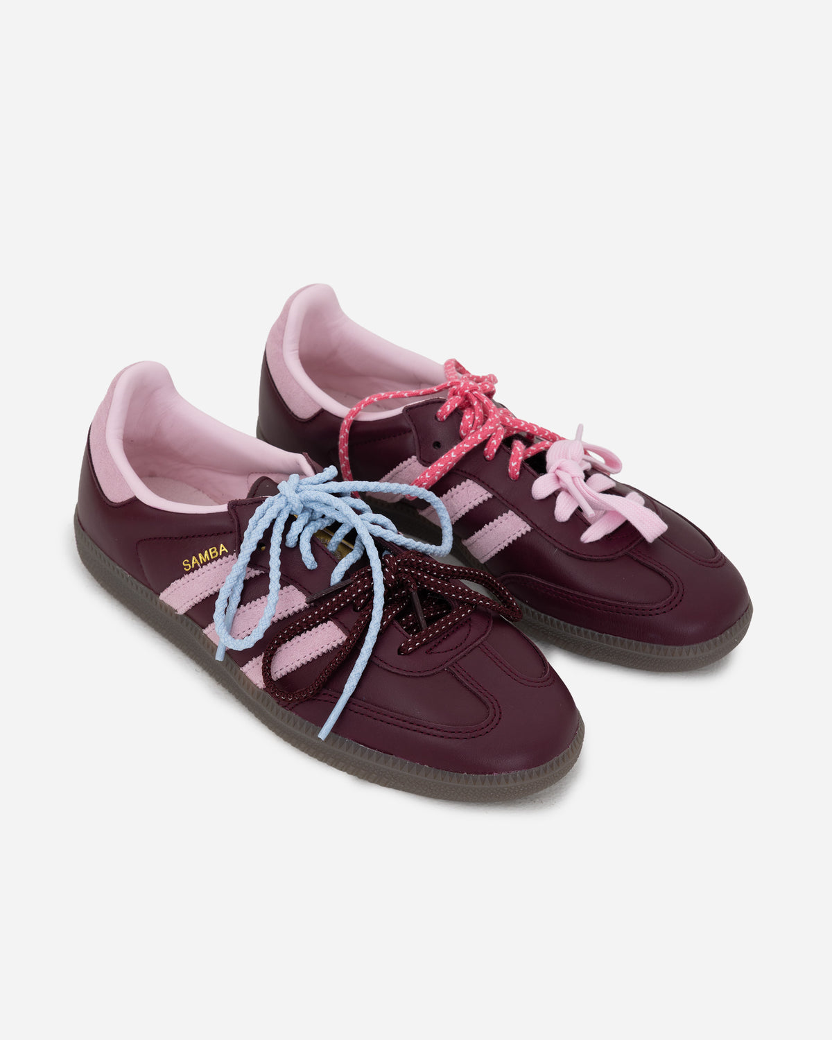 adidas Originals Samba OG Double Laces ROSE/BORDEAUX HQ3122