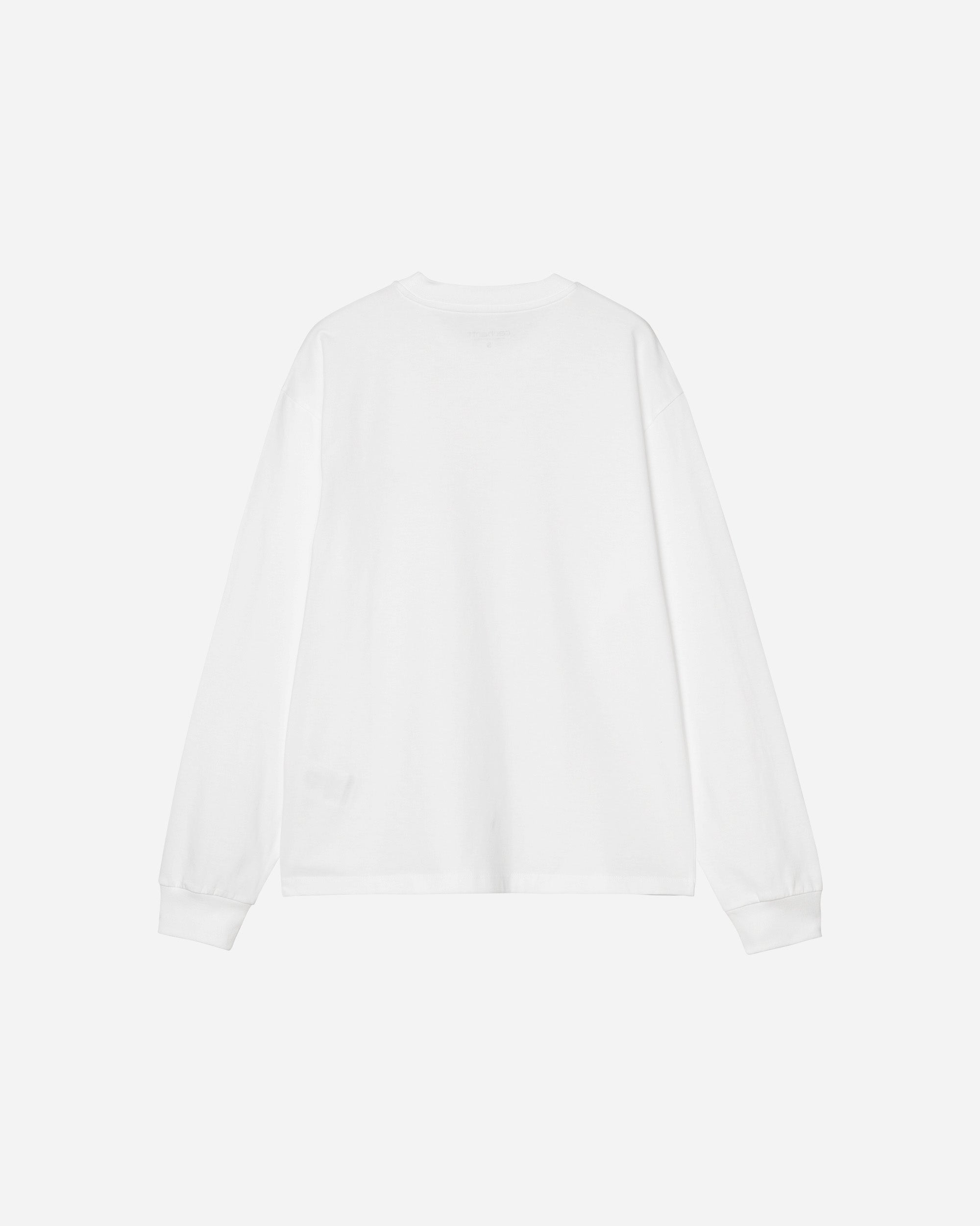 Carhartt WIP Heart Patch Longsleeve White / Red I035469-1WZXX