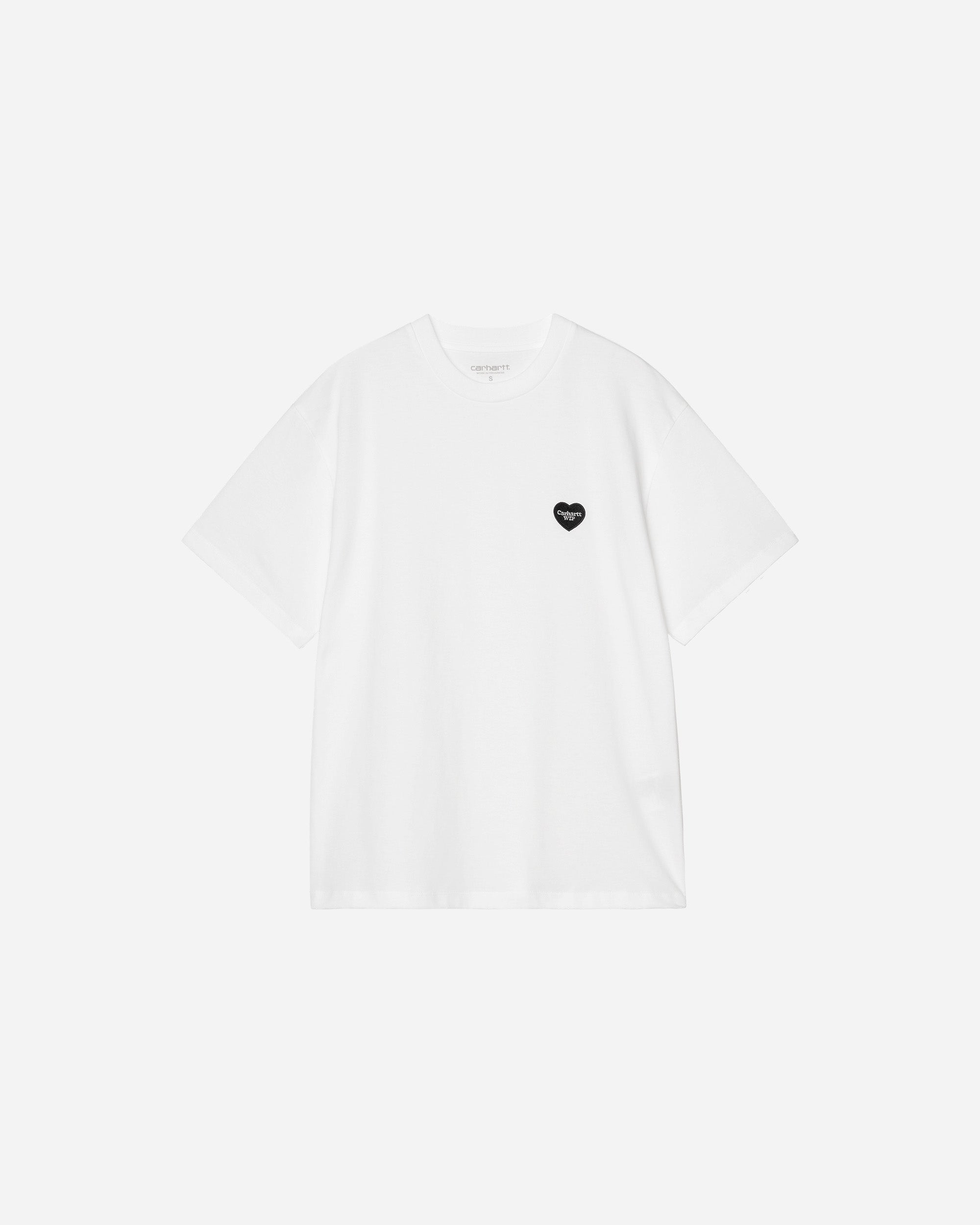Carhartt WIP Heart Patch T-Shirt White / Black I032318-00AXX