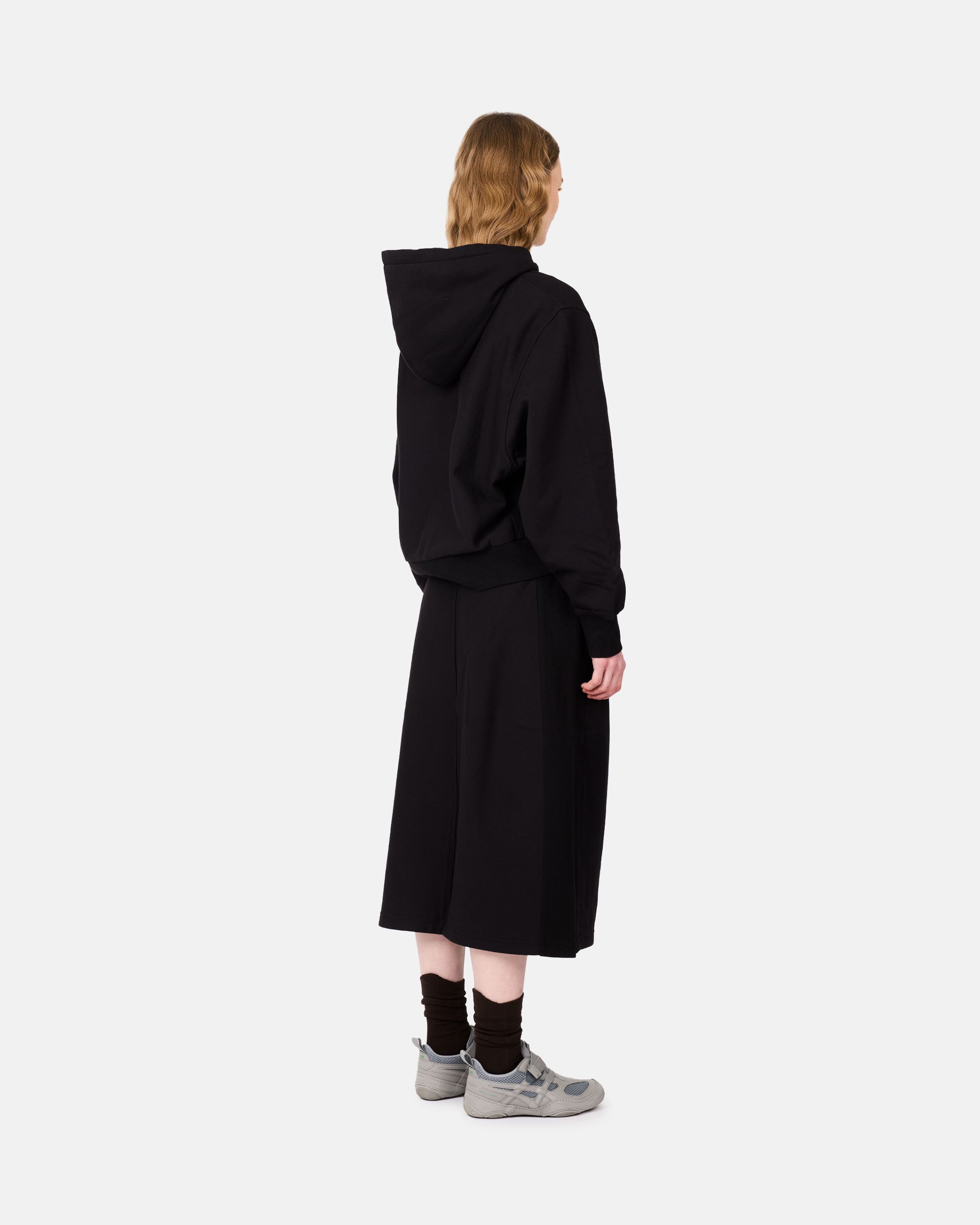 Carhartt WIP W' Hooded American Script Jacket - Black - S