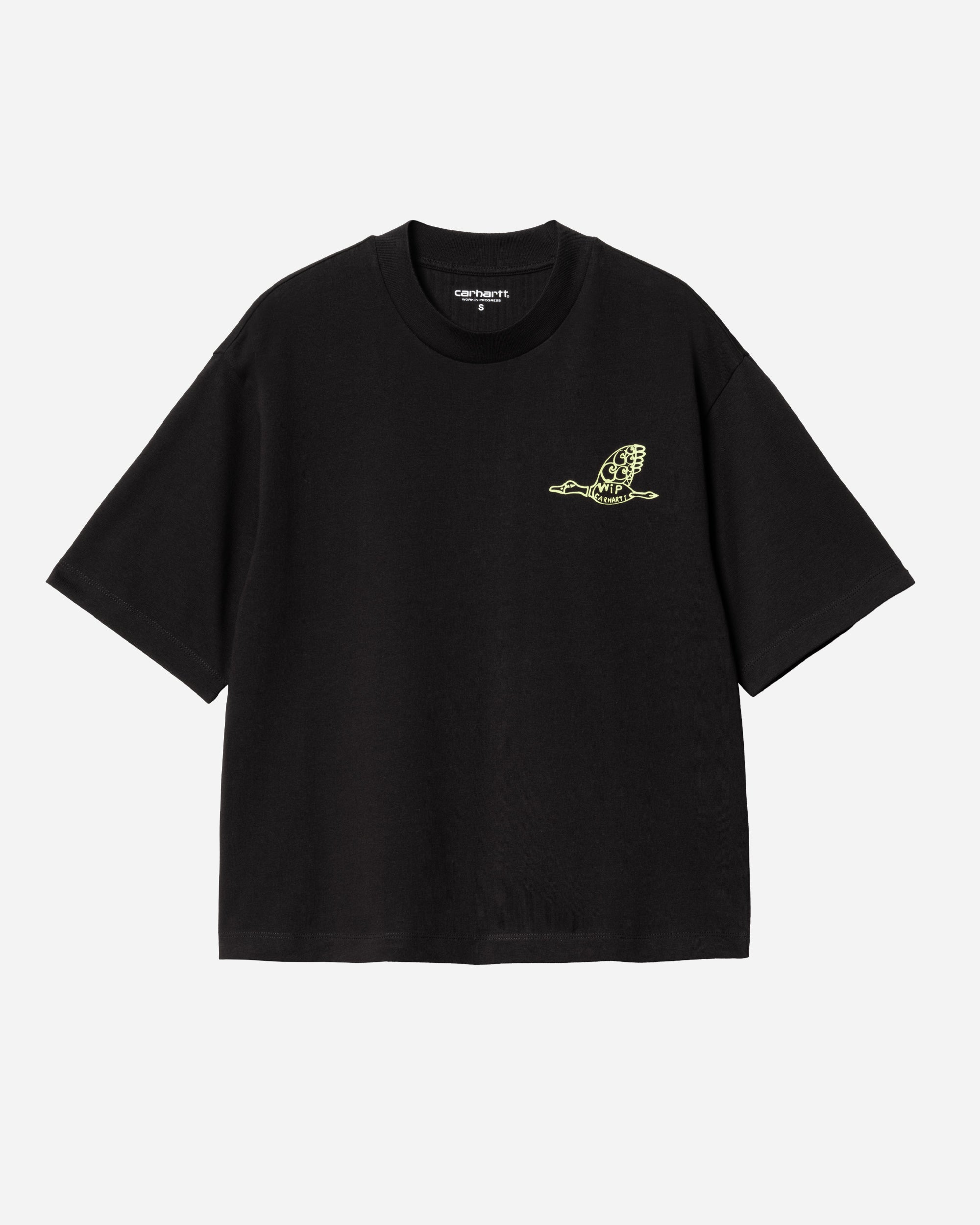 Carhartt WIP W' S/S Kainosho T-Shirt Black / Arctic Lime I033681-2ACXX
