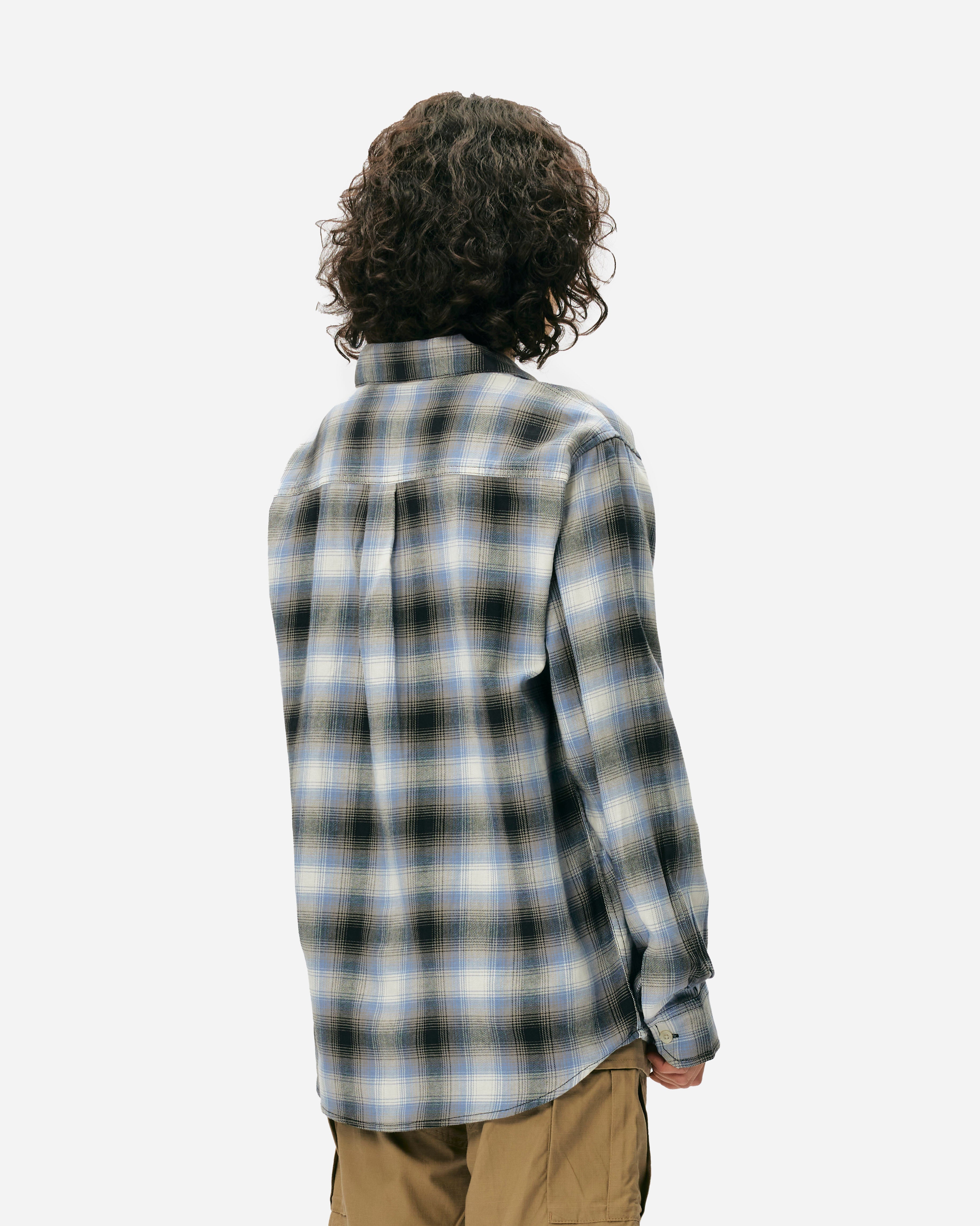 Carhartt WIP L/S Blanchard Shirt Blanchard Check, Charm Blue I033691-2ABXX