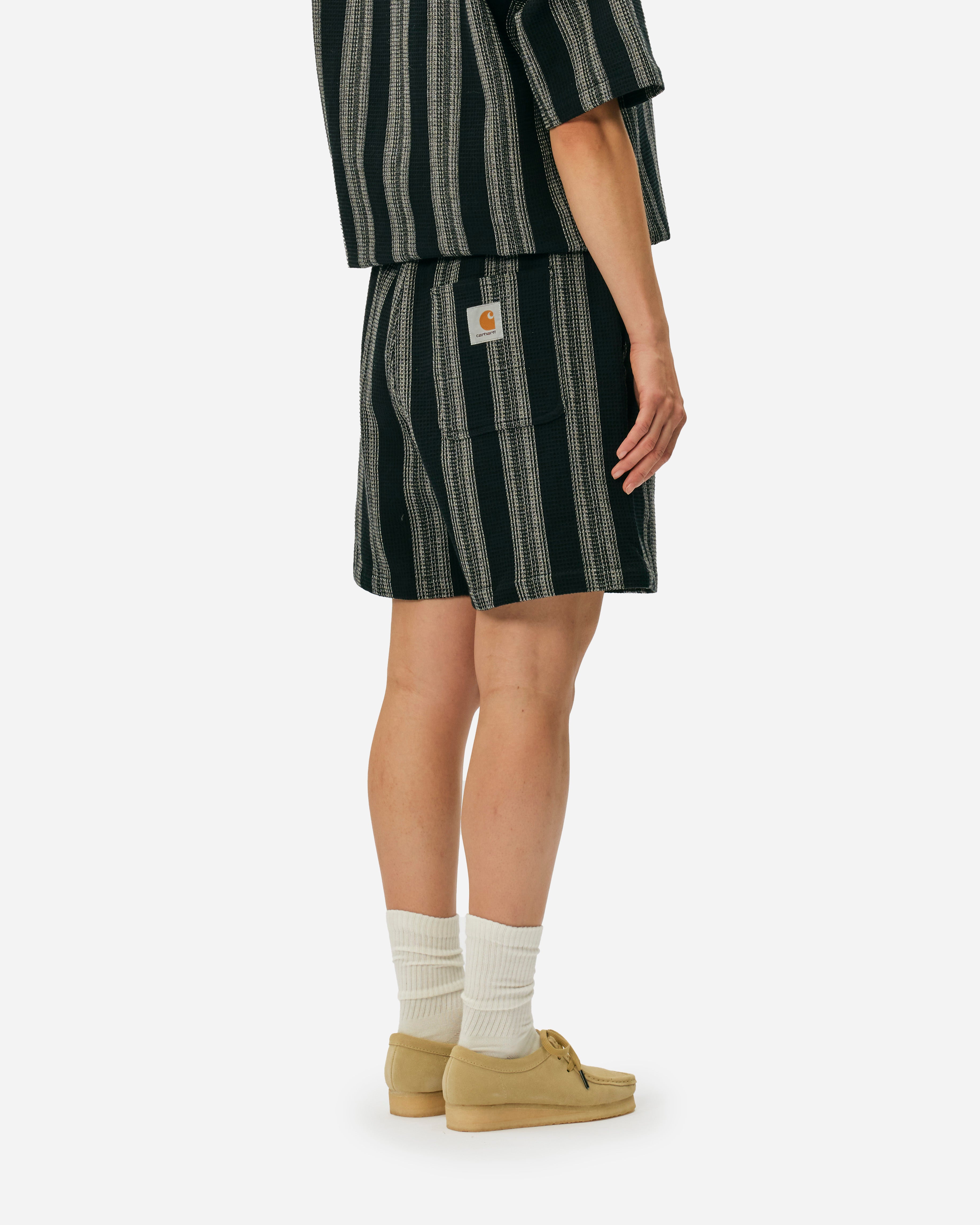 Carhartt WIP Dodson Short Dodson Stripe, Black I033692-2A3XX