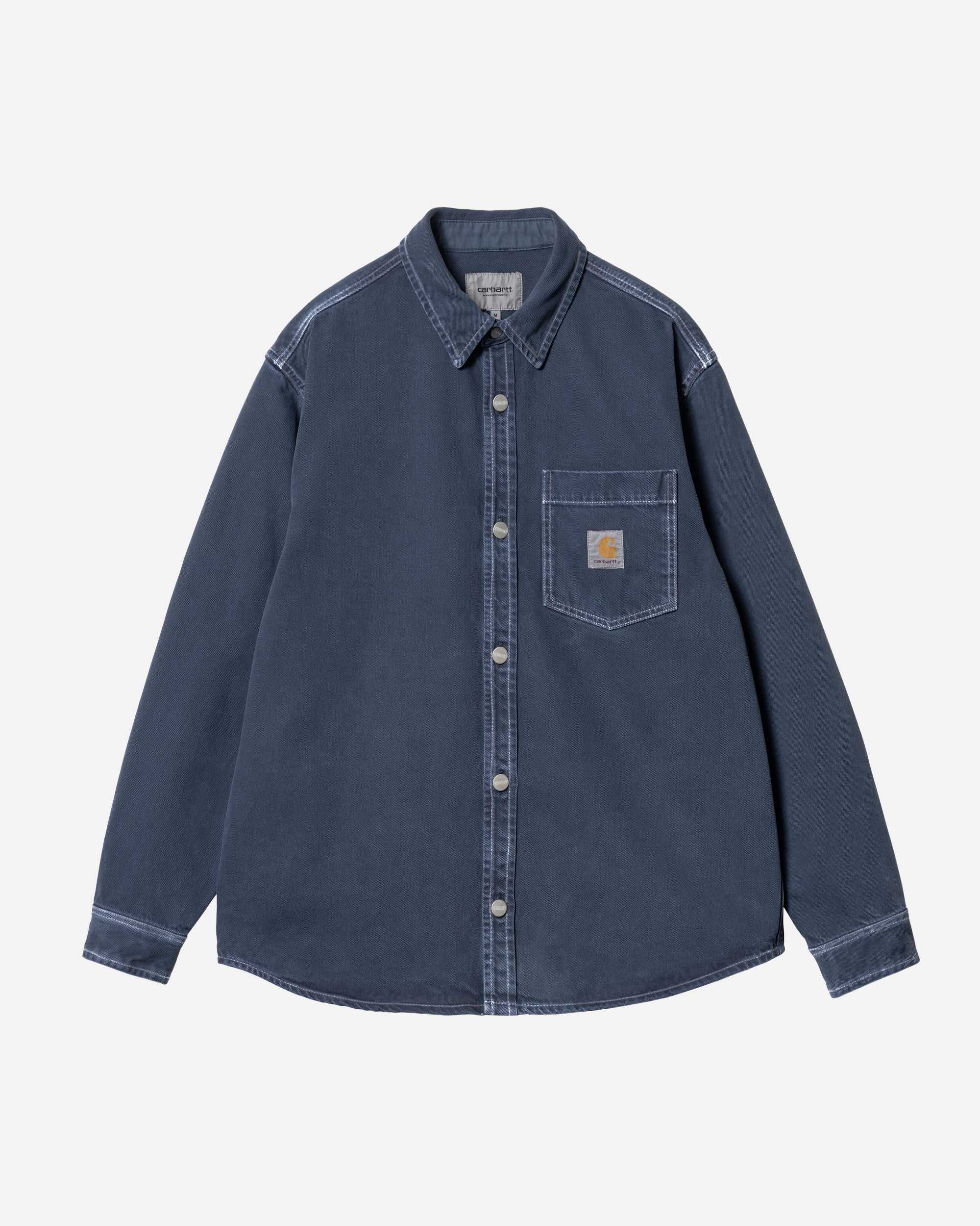 Carhartt WIP George Shirt Jac Air Force Blue I033750-29L4J