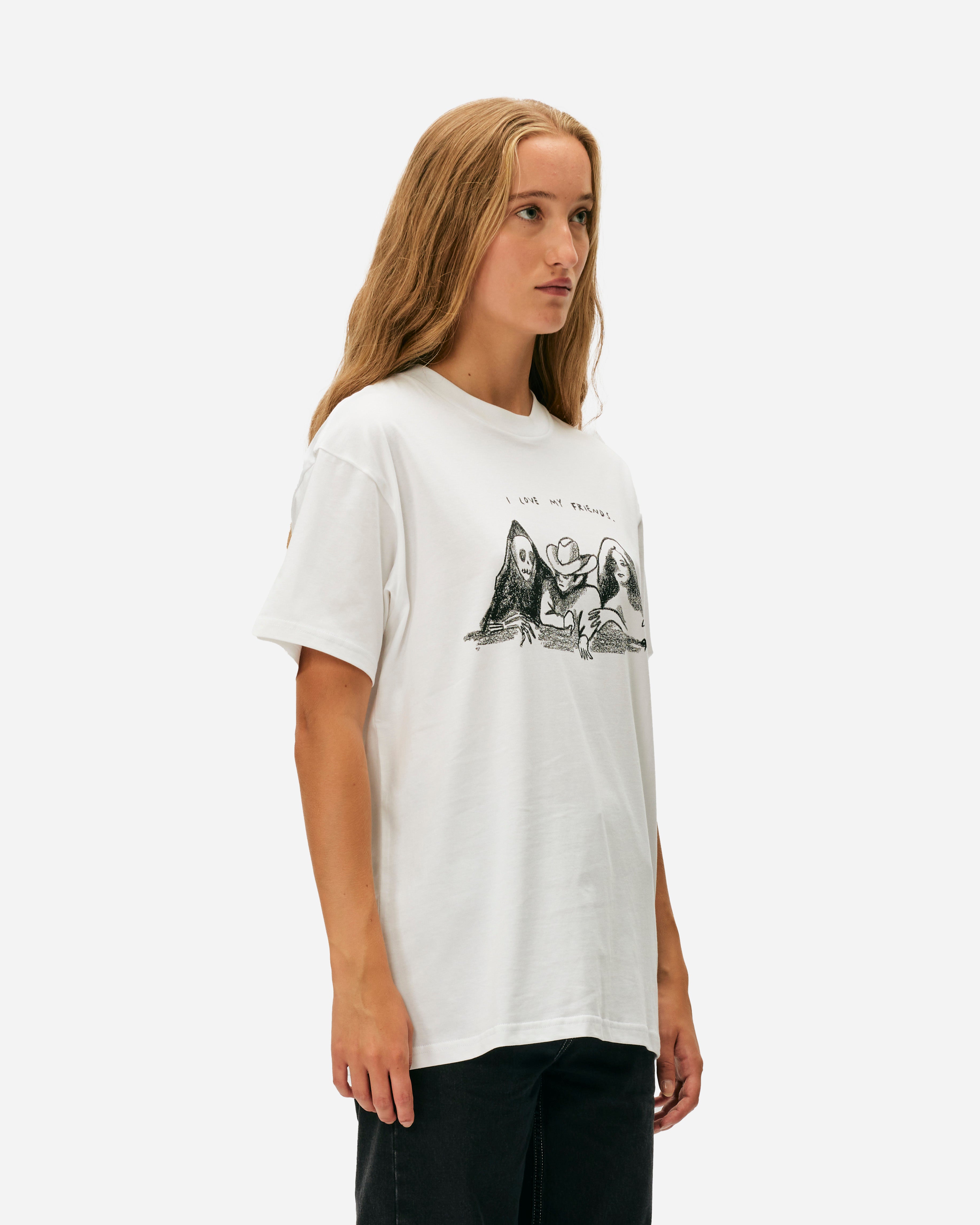 Carhartt WIP Pepe Friends T-shirt White / Black I033982-00AXX