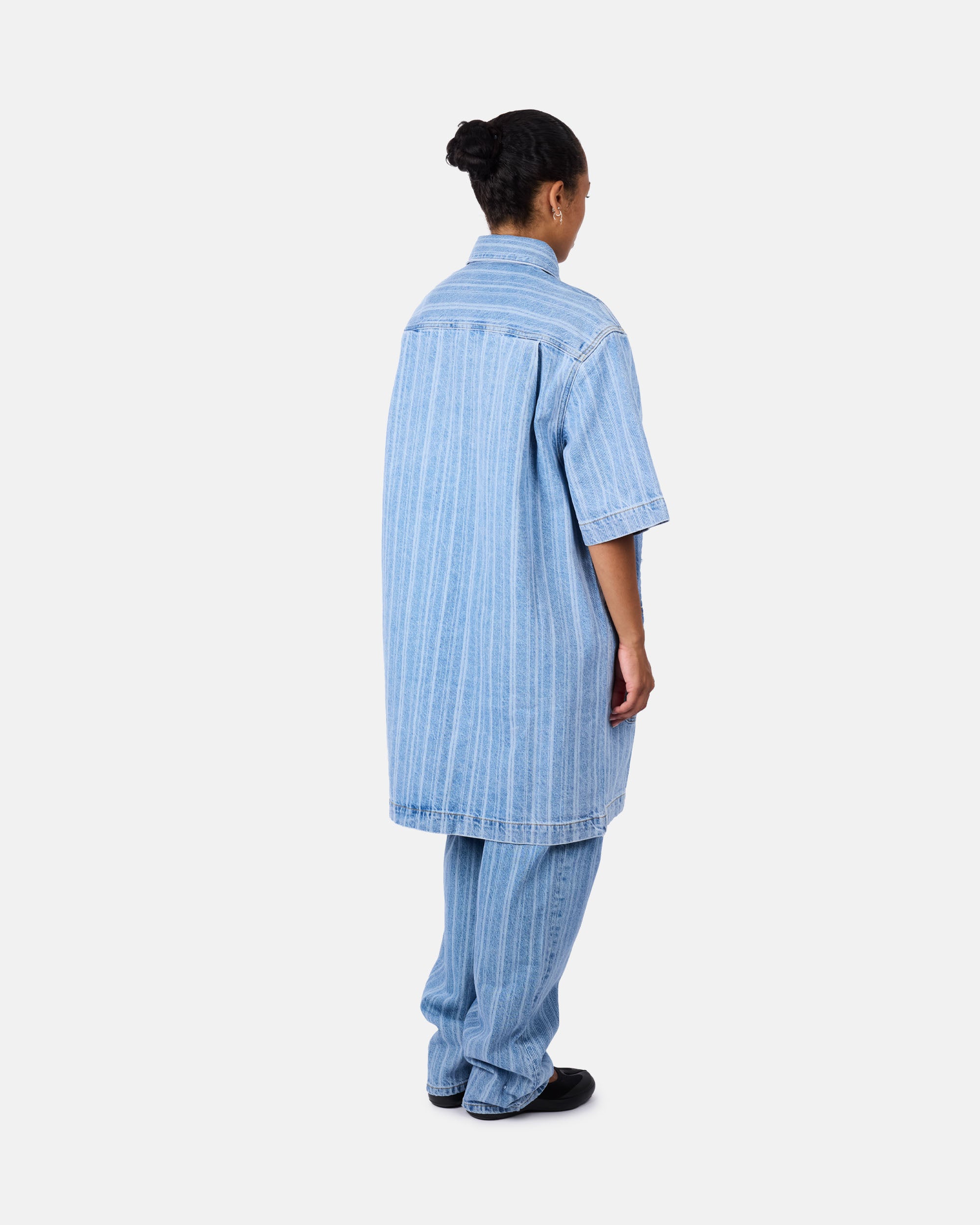 Carhartt WIP W' Rylan Dress Blue stone bleached I035578-32H12