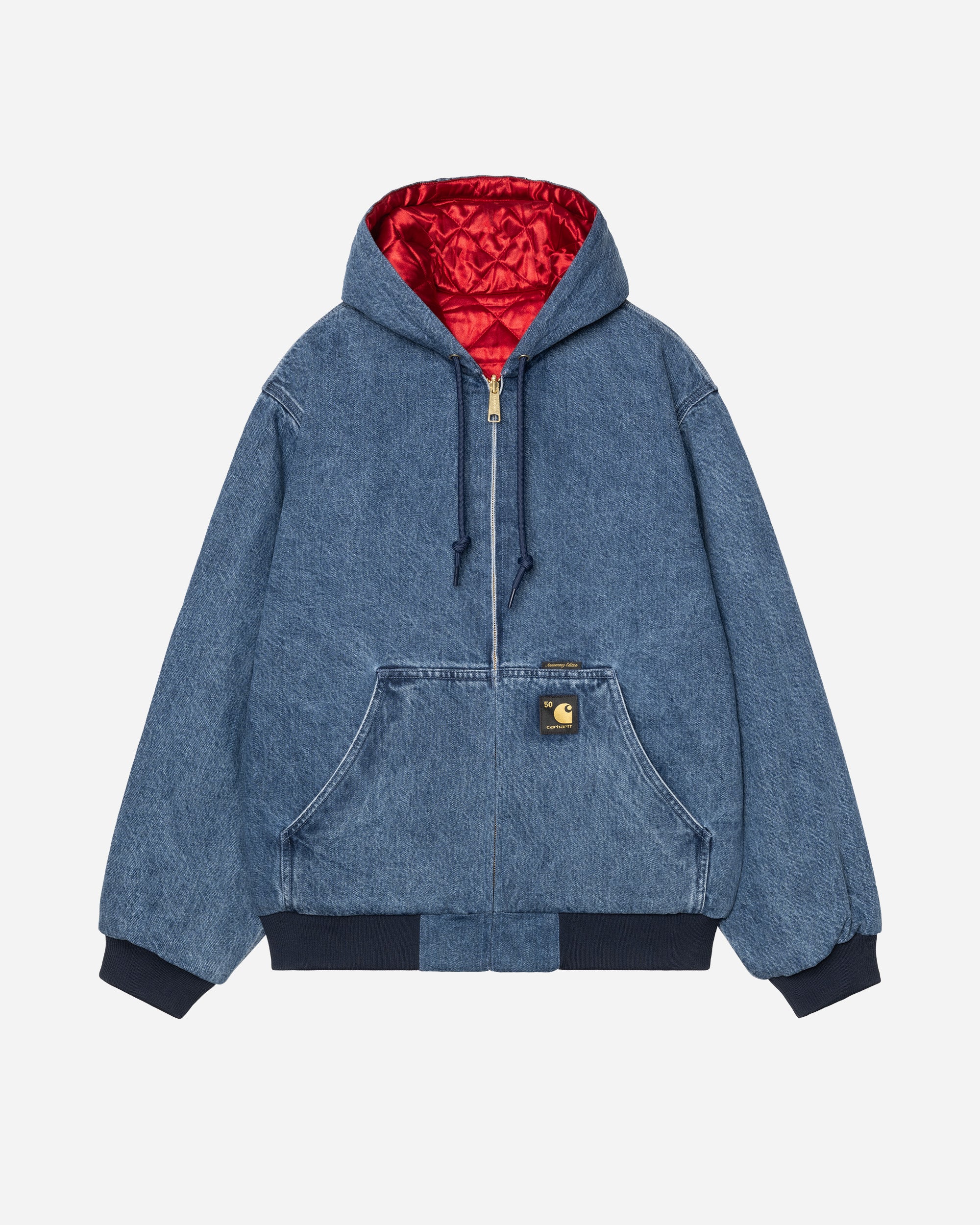 Carhartt WIP 50 Years Anniversary OG Active Jacket Denim Blue / USA Red I035966-3FZ12