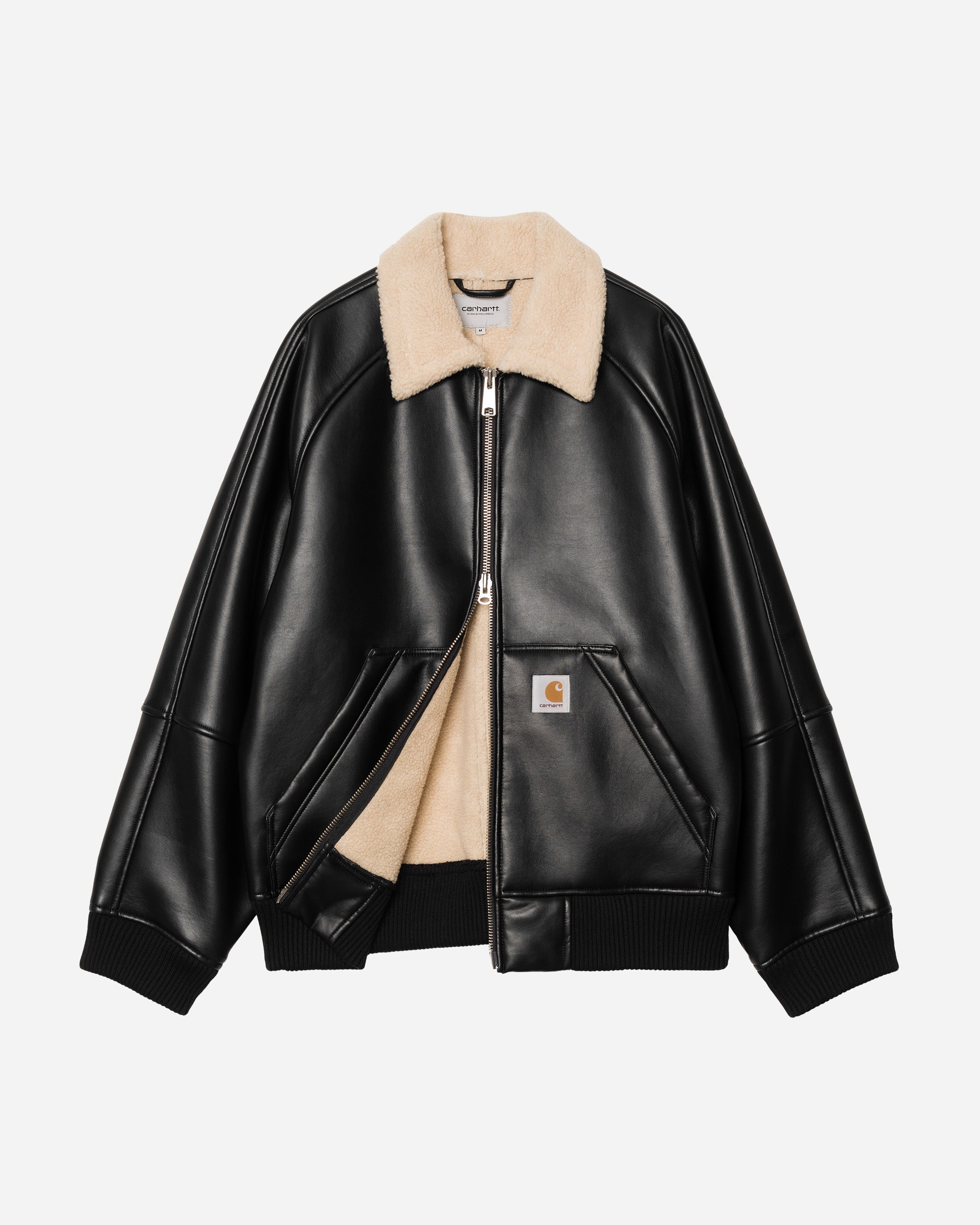 Carhartt WIP Shepton Jacket Polyurethane/Viscose Black / Natural I035974-1LM.XX