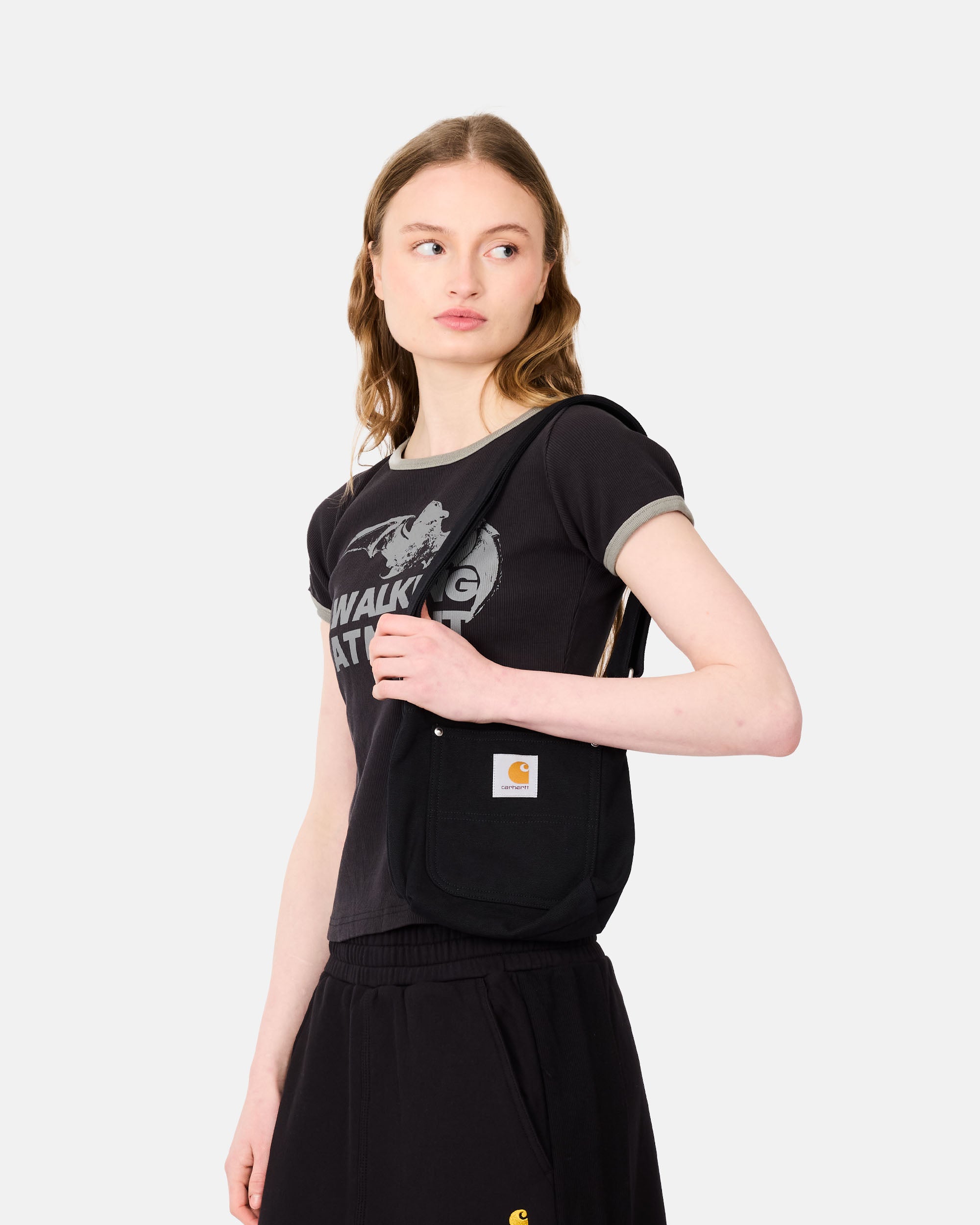 Carhartt WIP Canvas Bag, Small 'Dearborn Black I035991-89.XX