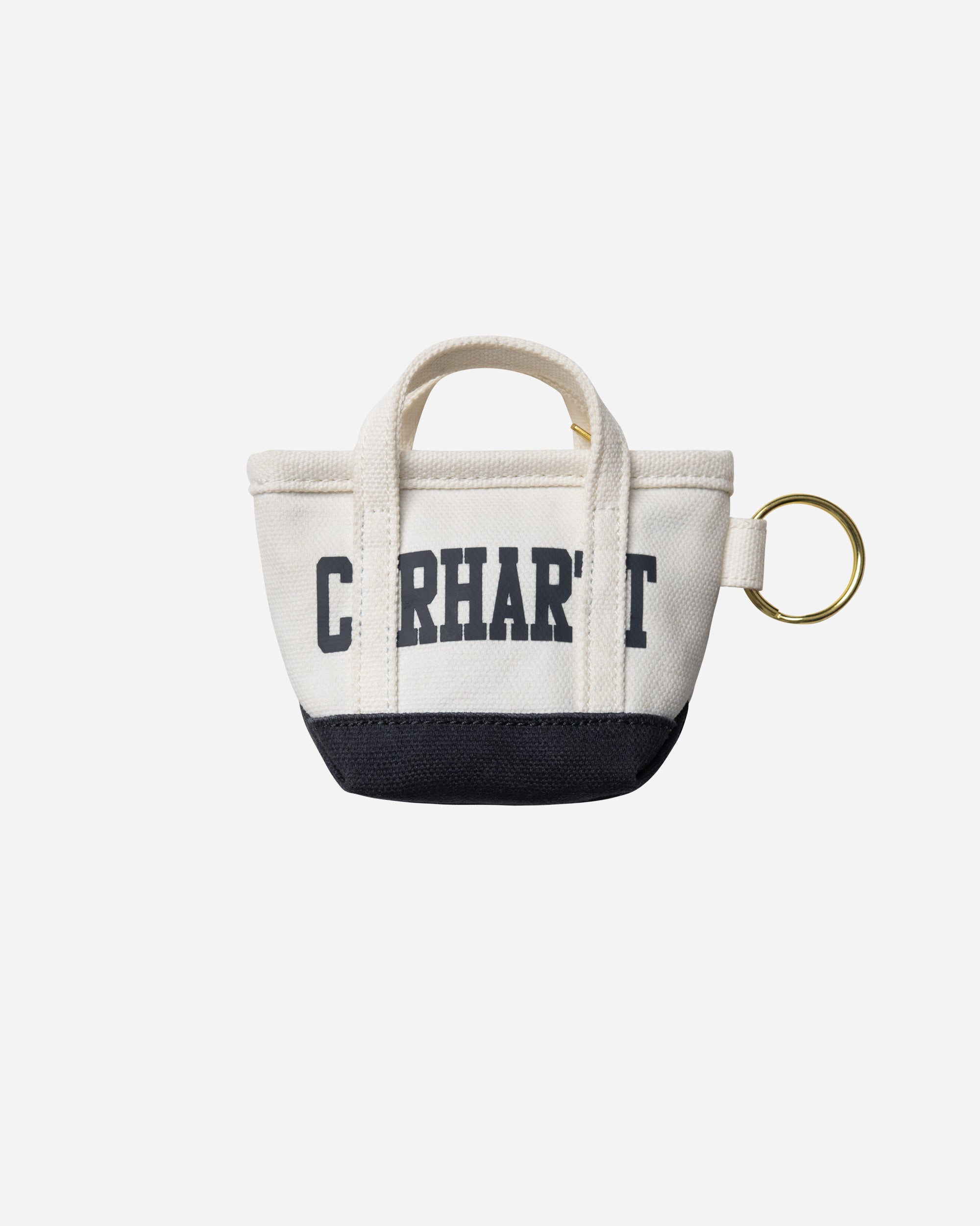 Carhartt WIP Mini Tote Bag Keychain Natural / Blue I036418-2PI.XX